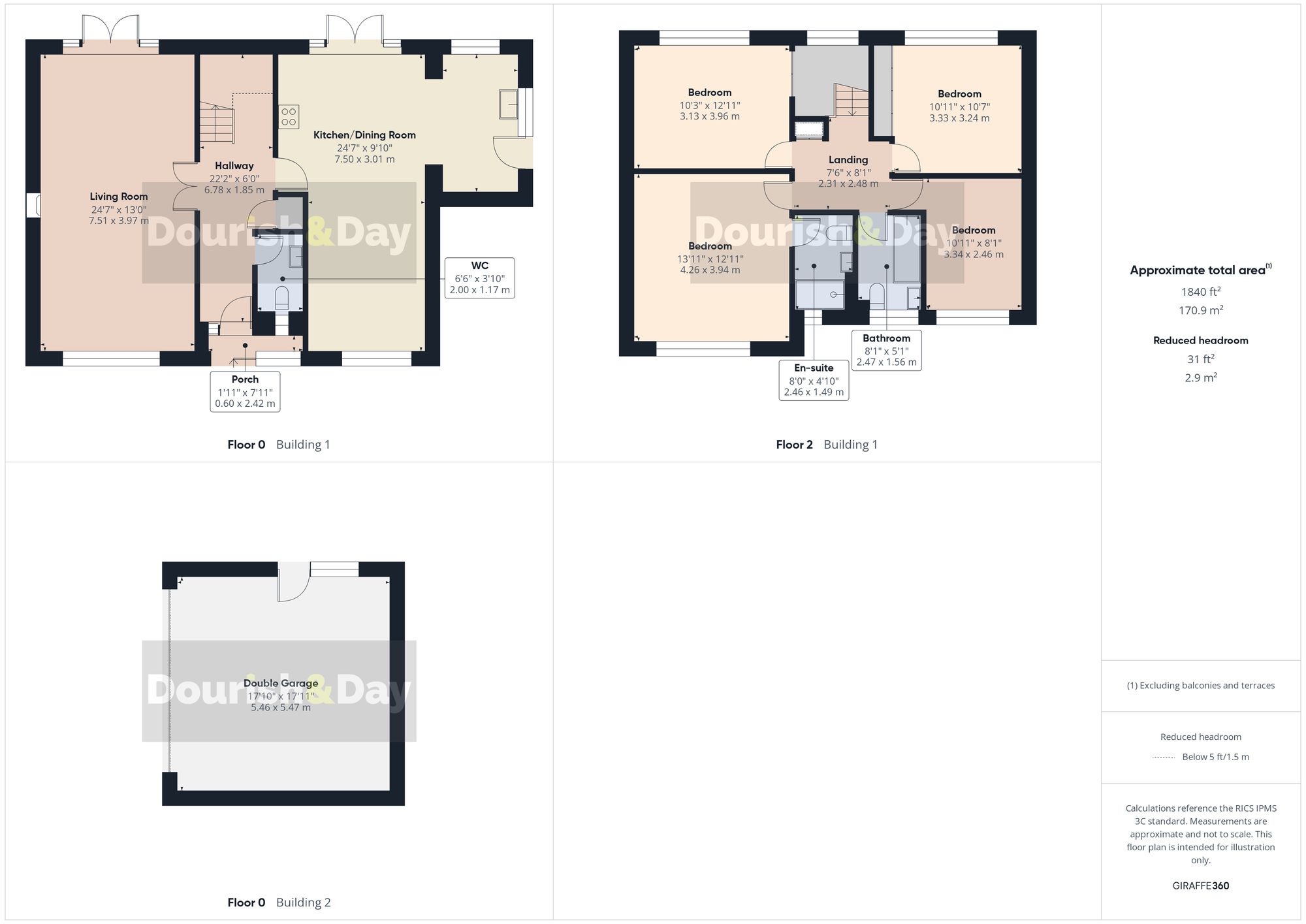 4 bed detached house for sale in The Village, Walton, ST17 - Property floorplan