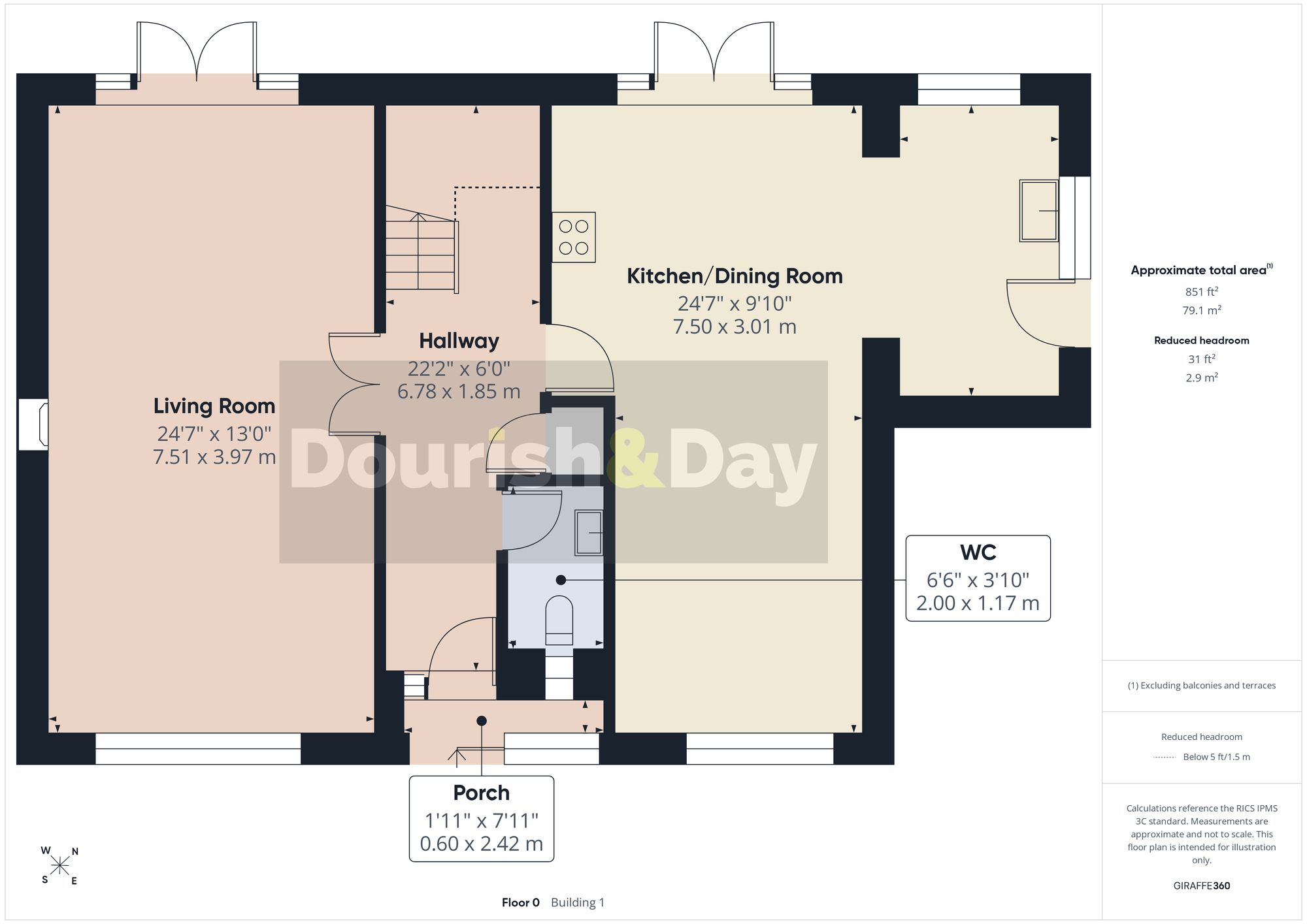4 bed detached house for sale in The Village, Walton, ST17 - Property floorplan