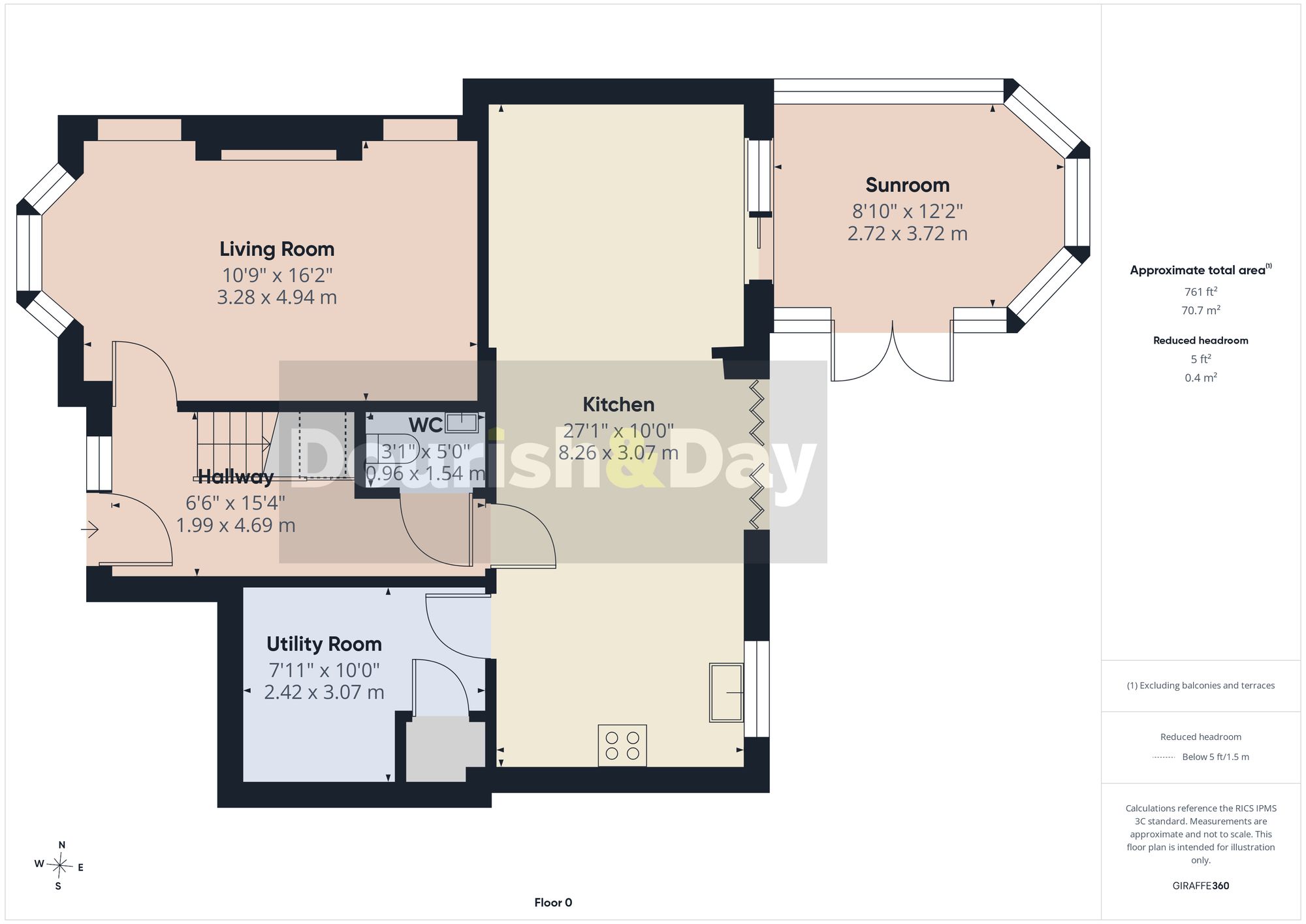 4 bed detached house for sale in Stuart Way, Market Drayton, TF9 - Property floorplan