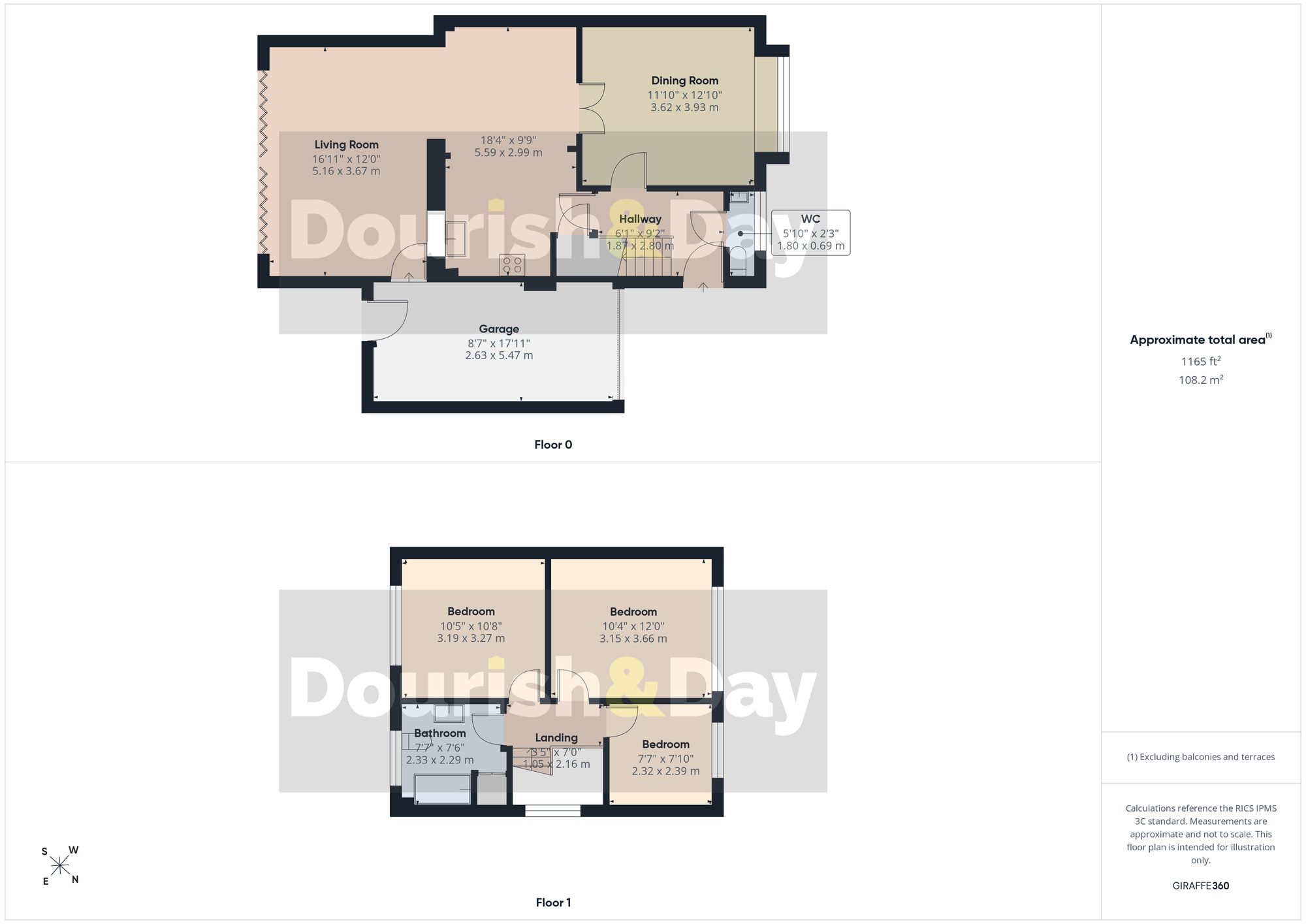 3 bed detached house for sale in Heath Drive, Stafford, ST16 - Property floorplan