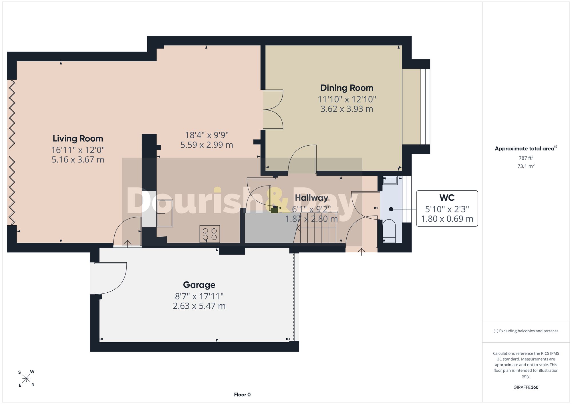 3 bed detached house for sale in Heath Drive, Stafford, ST16 - Property floorplan