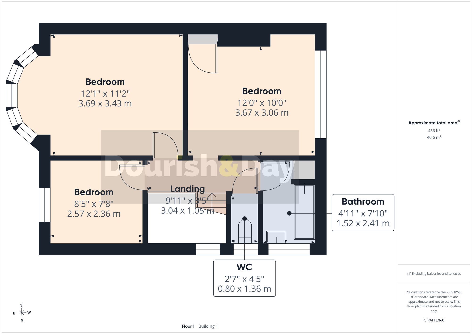 3 bed semi-detached house for sale in Old Croft Road, Stafford, ST17 - Property floorplan