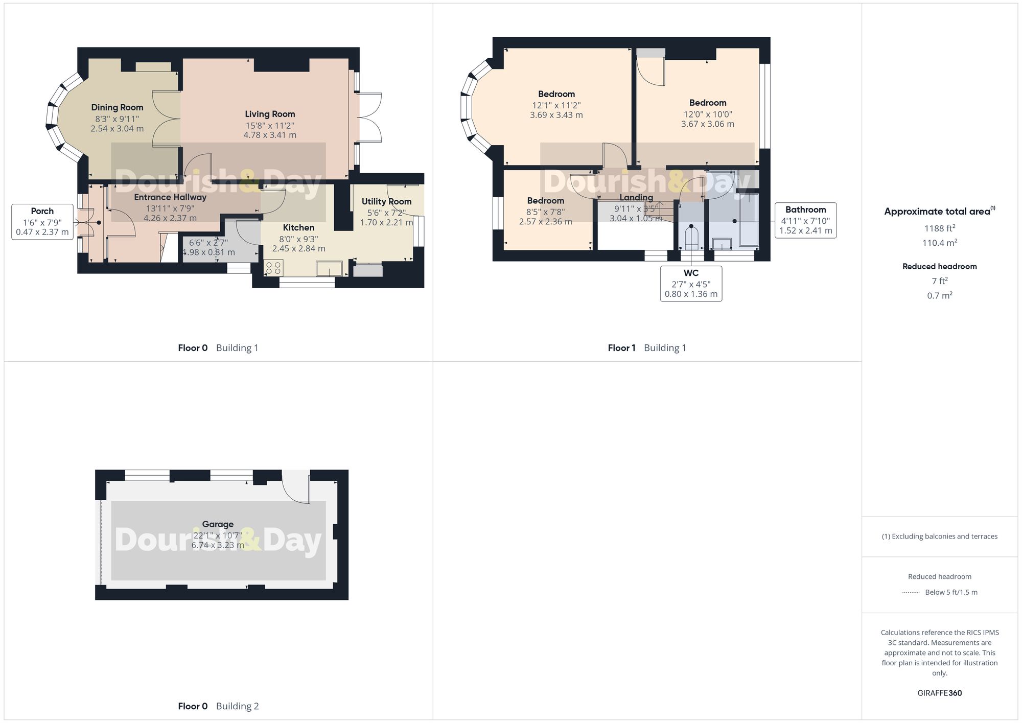 3 bed semi-detached house for sale in Old Croft Road, Stafford, ST17 - Property floorplan