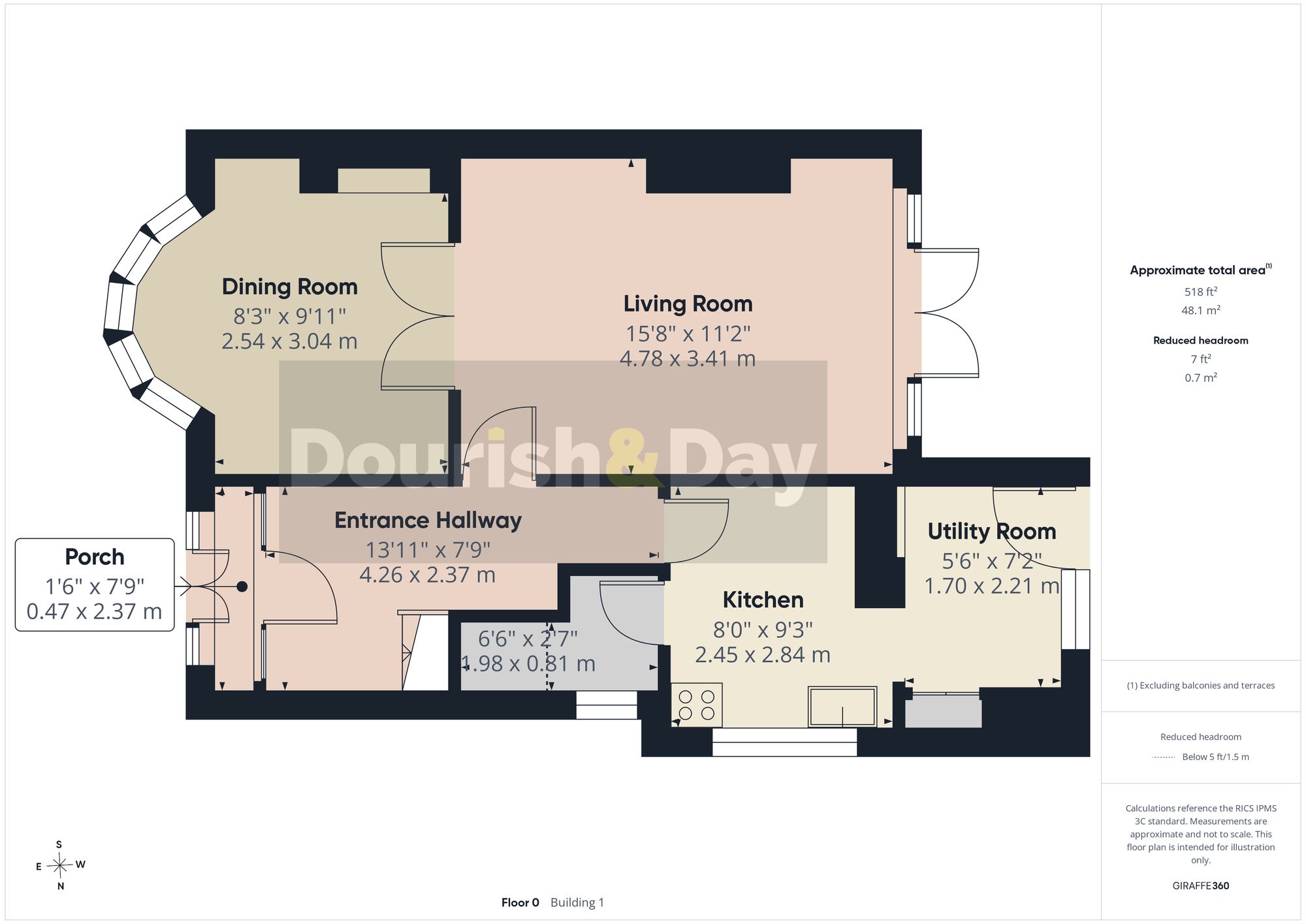 3 bed semi-detached house for sale in Old Croft Road, Stafford, ST17 - Property floorplan
