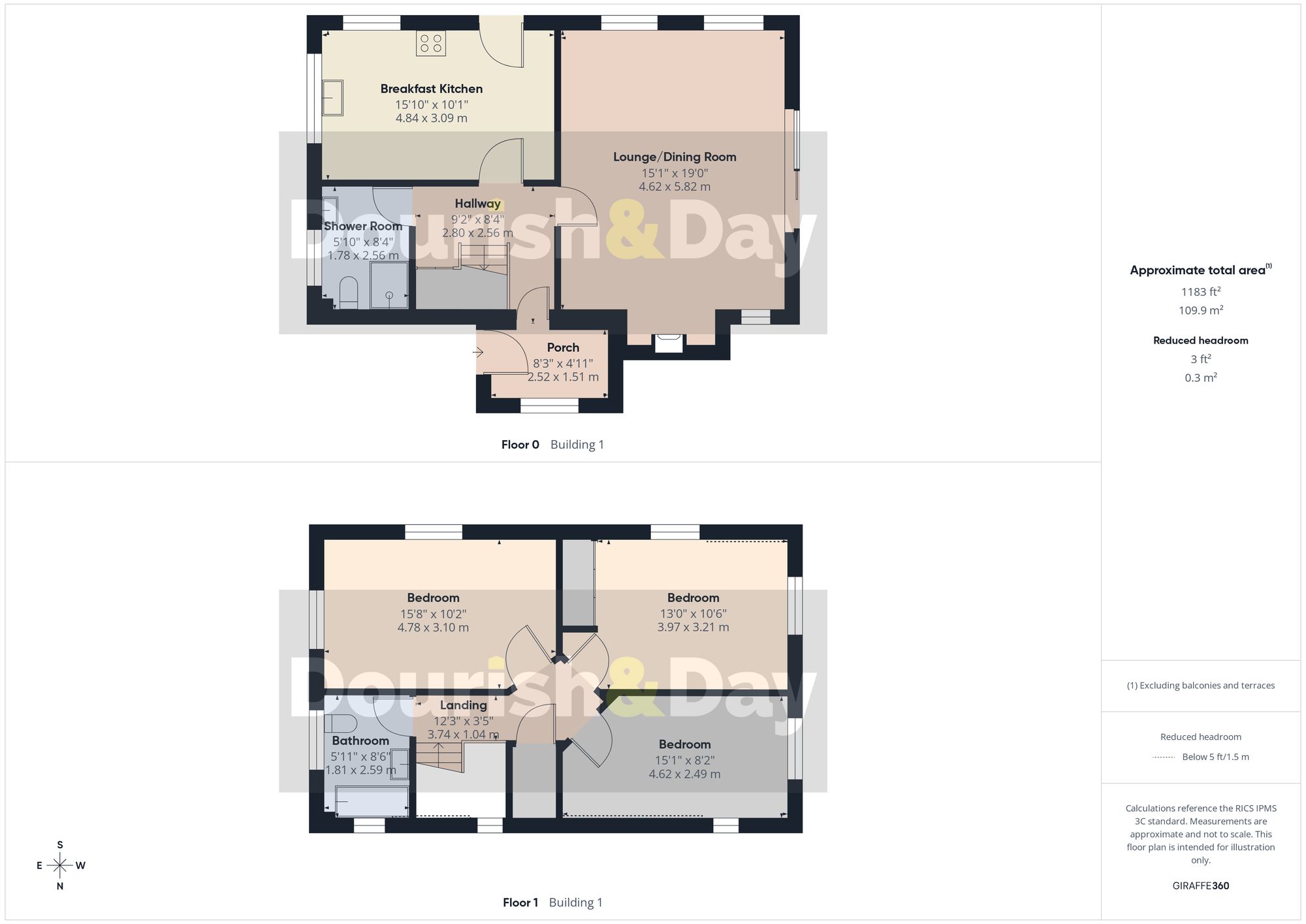 3 bed detached house for sale in Willeymoor Lane, Tushingham, SY13 - Property floorplan