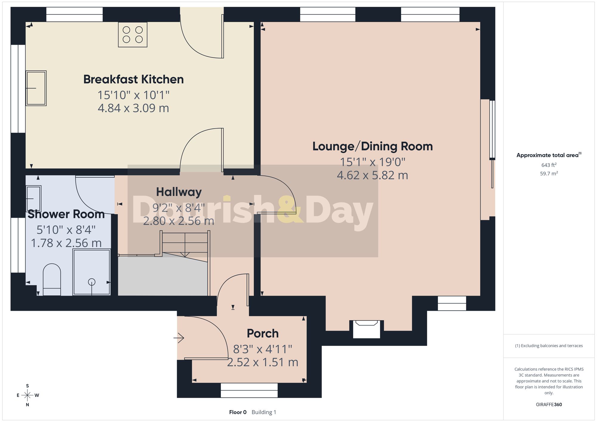 3 bed detached house for sale in Willeymoor Lane, Tushingham, SY13 - Property floorplan