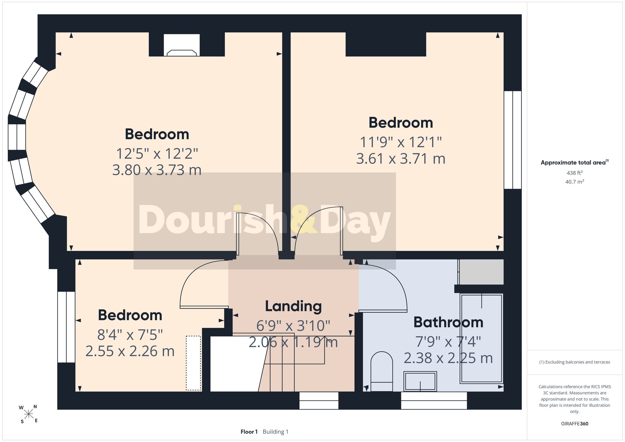 3 bed semi-detached house for sale in Creswell Grove, Stafford, ST18 - Property floorplan