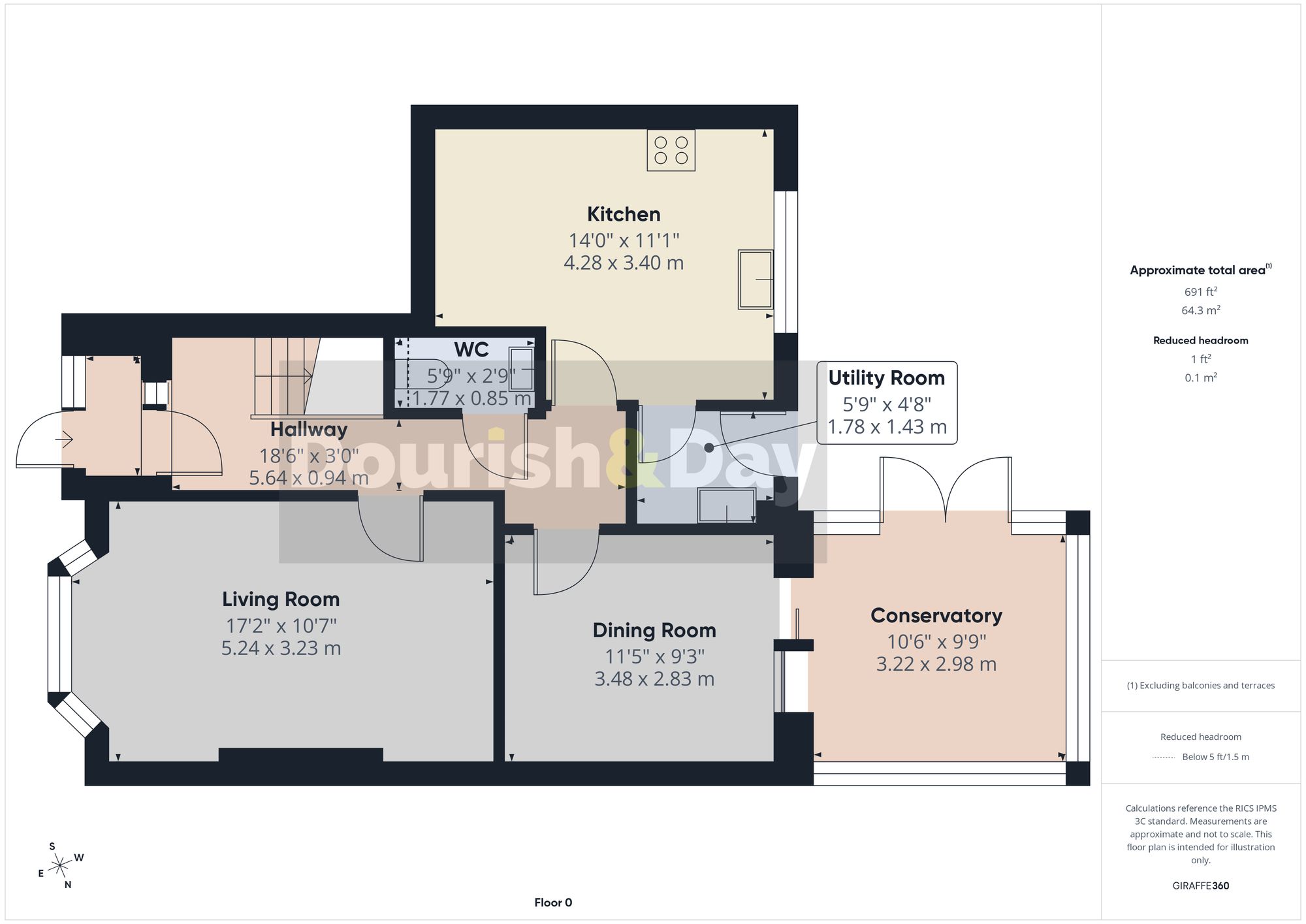 4 bed detached house for sale in Burton House Gardens, Stafford, ST17 - Property floorplan