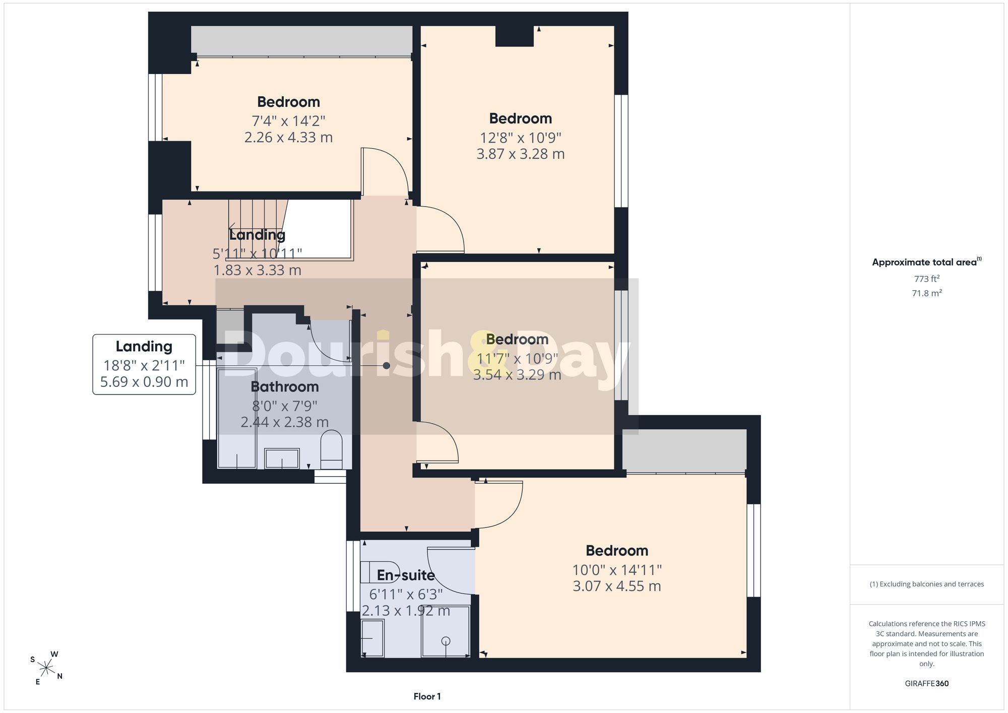 4 bed detached house for sale in Prospect Road, Market Drayton, TF9 - Property floorplan