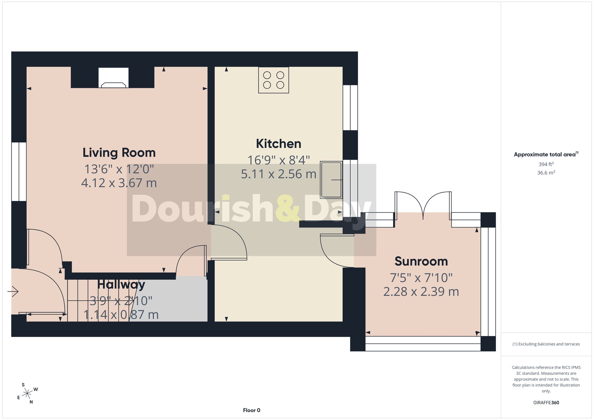 3 bed semi-detached house for sale in Park View Terrace, Rugeley, WS15 - Property floorplan