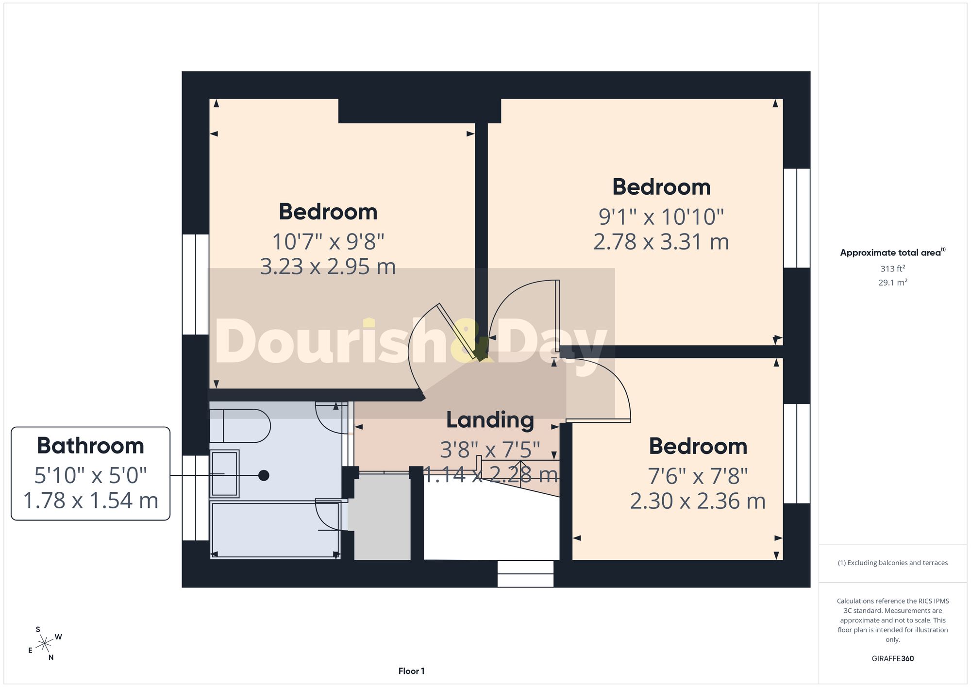3 bed semi-detached house for sale in Park View Terrace, Rugeley, WS15 - Property floorplan