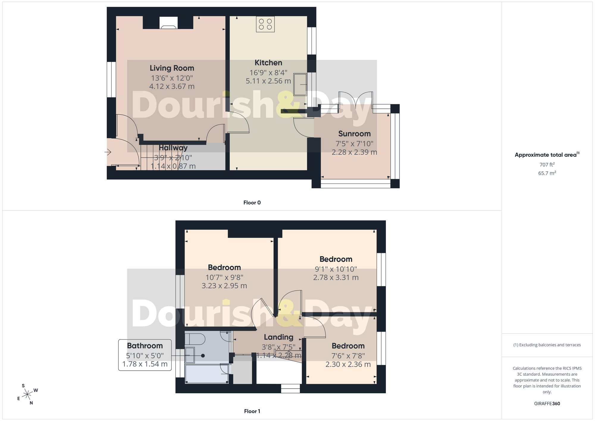 3 bed semi-detached house for sale in Park View Terrace, Rugeley, WS15 - Property floorplan