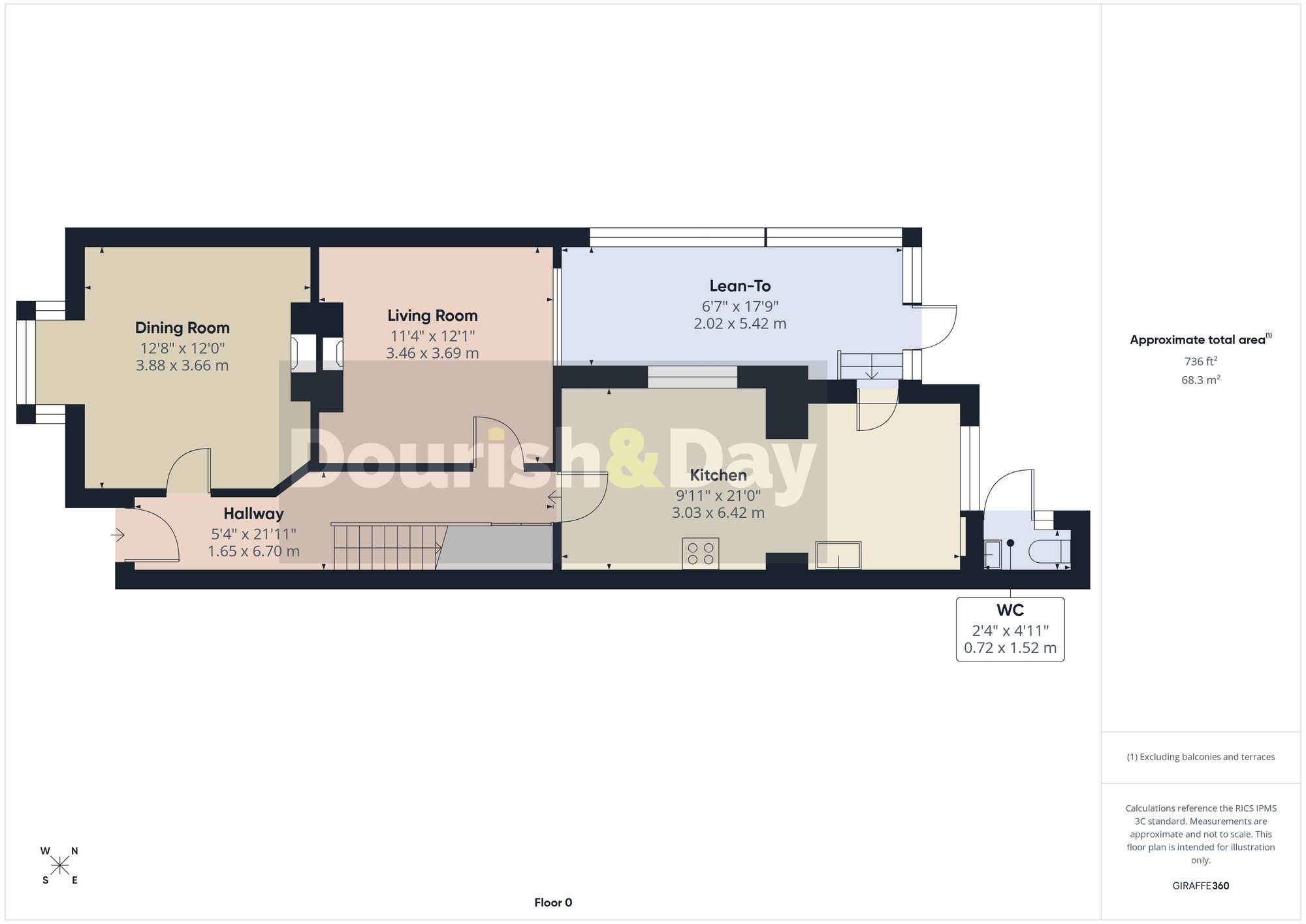 3 bed mid-terraced house for sale in Corporation Street, Stafford, ST16 - Property floorplan