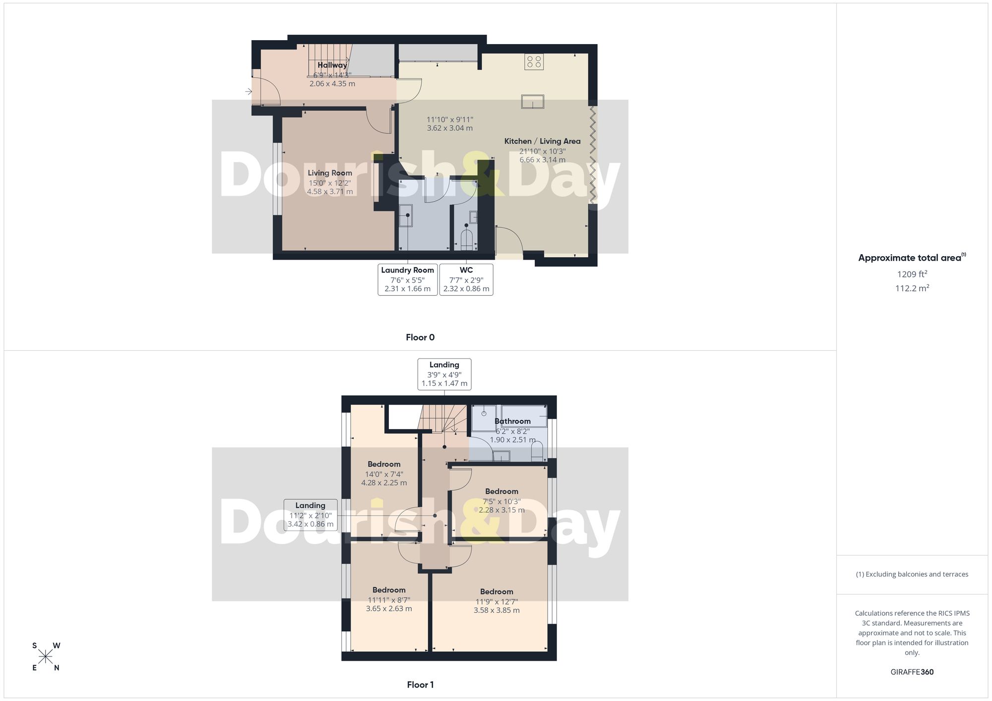 4 bed terraced house for sale in Cannock Road, Wednesfield, WV10 - Property floorplan