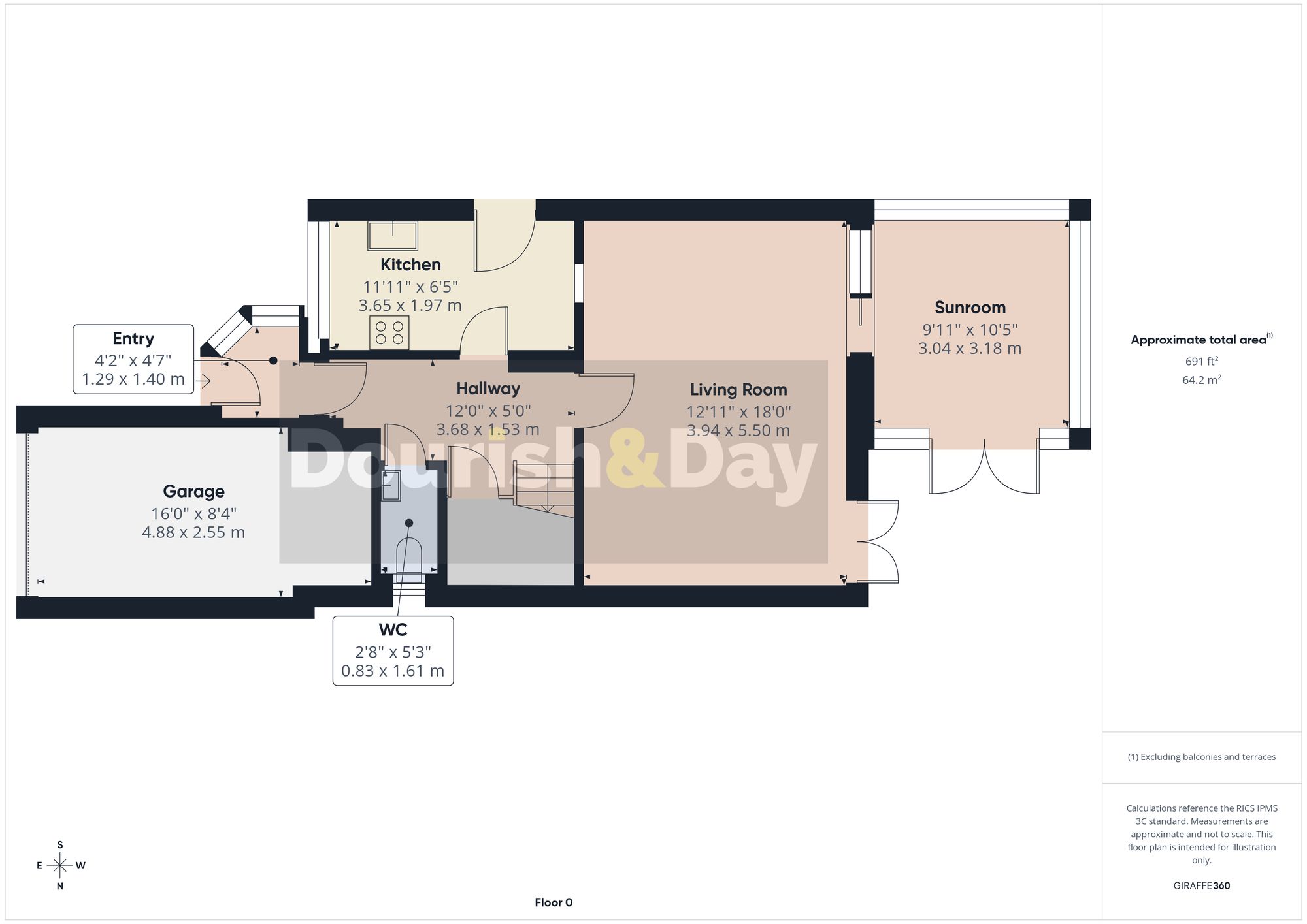 3 bed detached house for sale in Chaulden Road, Stafford, ST16 - Property floorplan