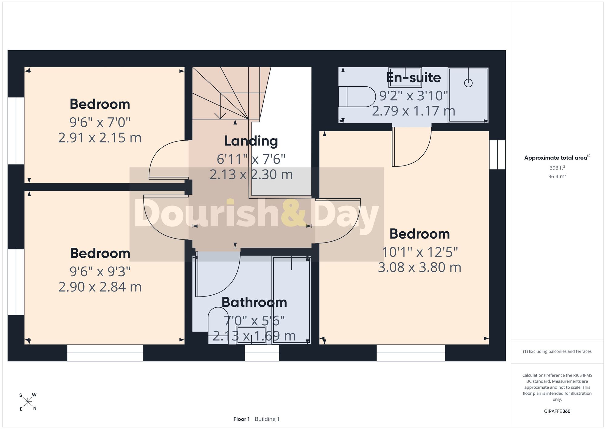 3 bed detached house for sale in Totnes View, Stafford, ST16 - Property floorplan