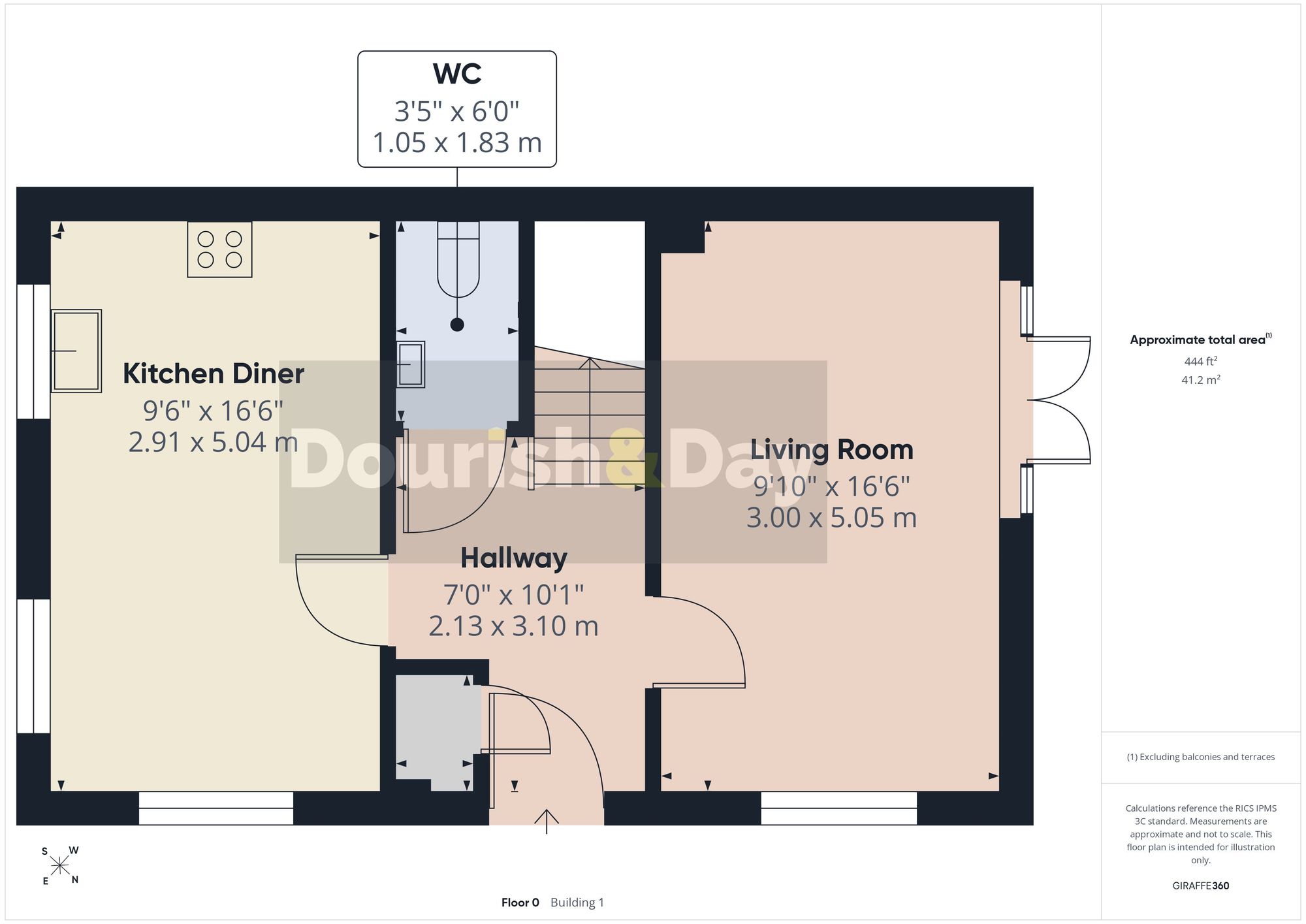 3 bed detached house for sale in Totnes View, Stafford, ST16 - Property floorplan