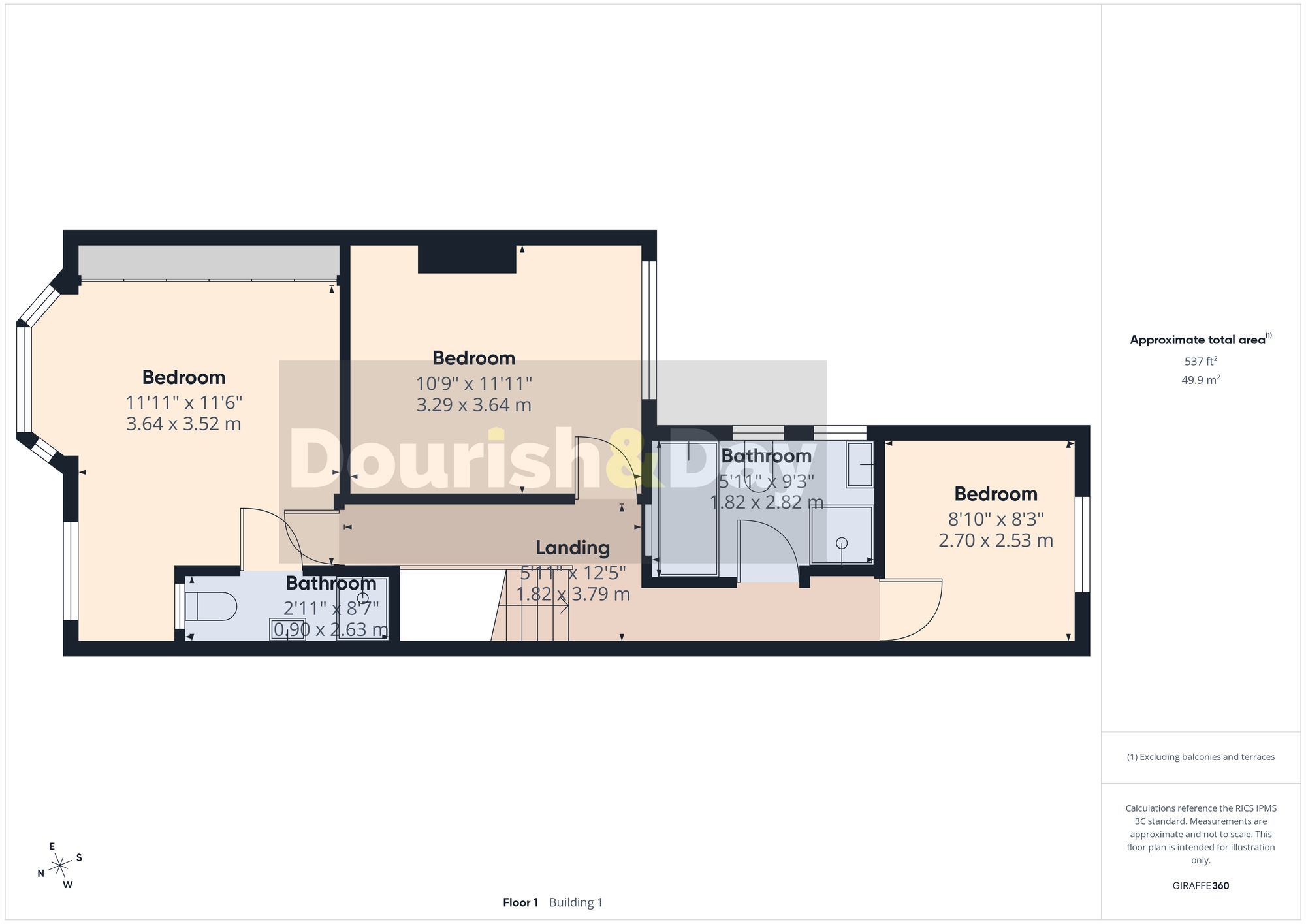 3 bed terraced house for sale in Tixall Road, Stafford, ST16 - Property floorplan