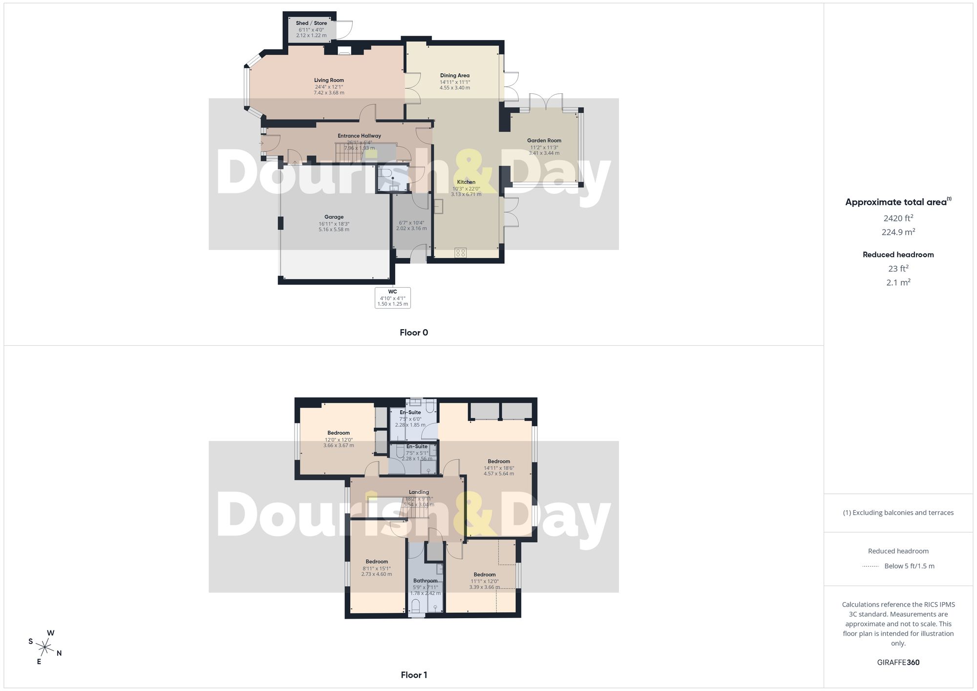 4 bed detached house for sale in Manor Close, Hinstock, TF9 - Property floorplan