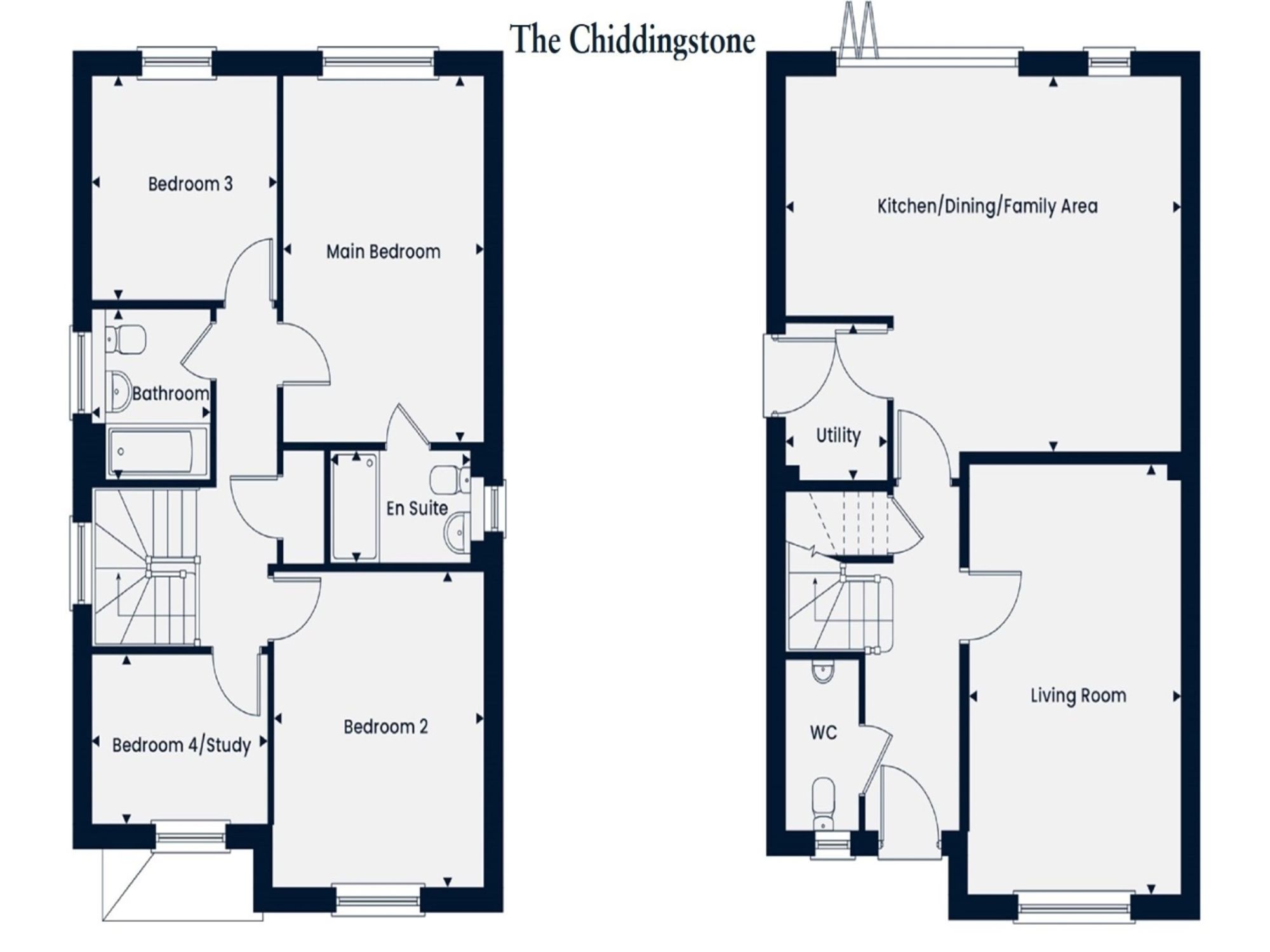 4 bed detached house for sale in Galloway Drive, Market Drayton, TF9 - Property floorplan