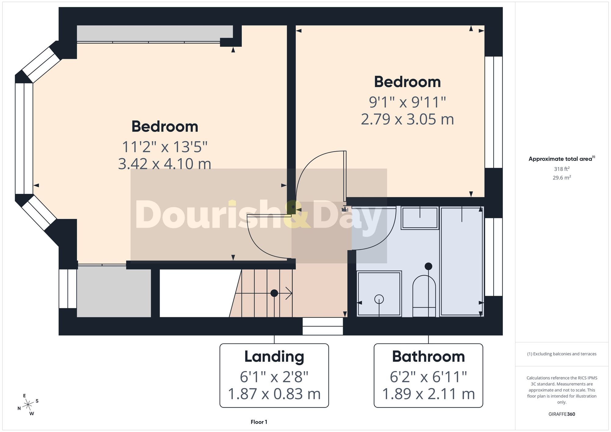 2 bed semi-detached house for sale in Woodstock Road, Stafford, ST17 - Property floorplan