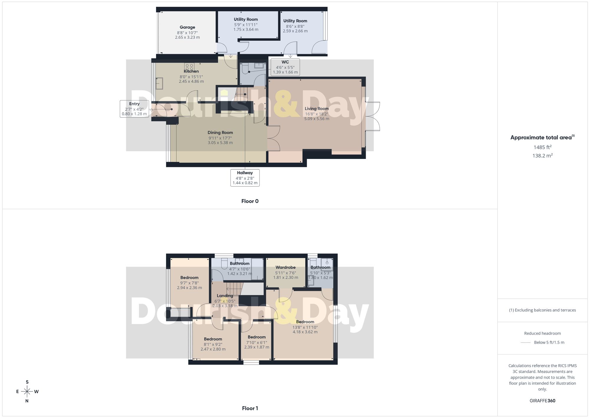 4 bed for sale in White Oak Drive, Bishops Wood, ST19 - Property floorplan