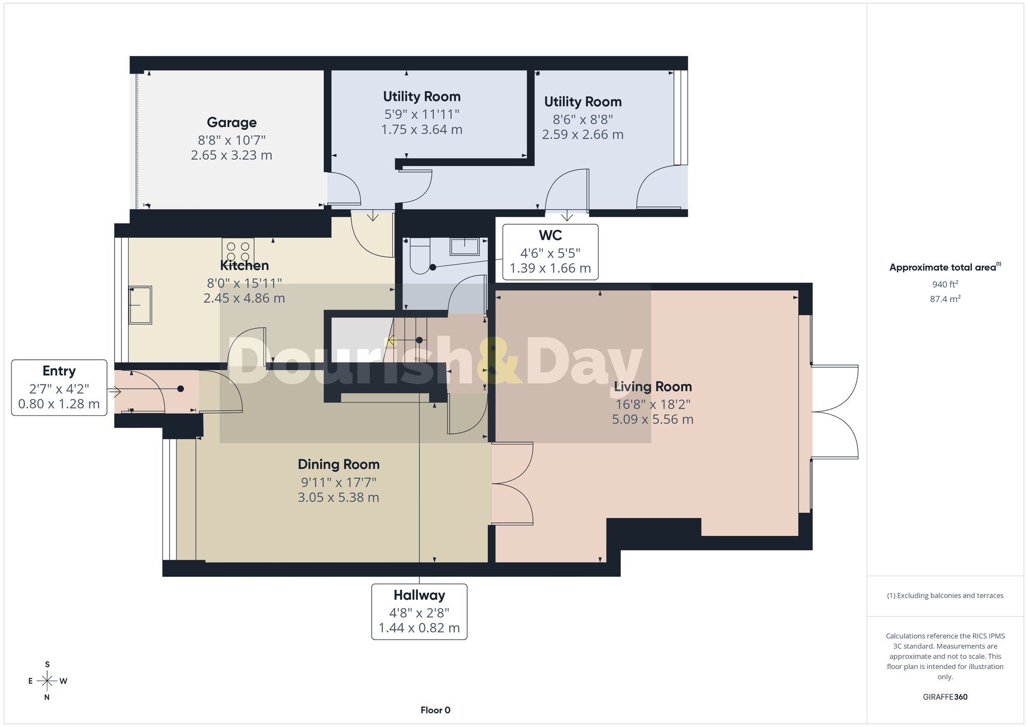4 bed for sale in White Oak Drive, Bishops Wood, ST19 - Property floorplan