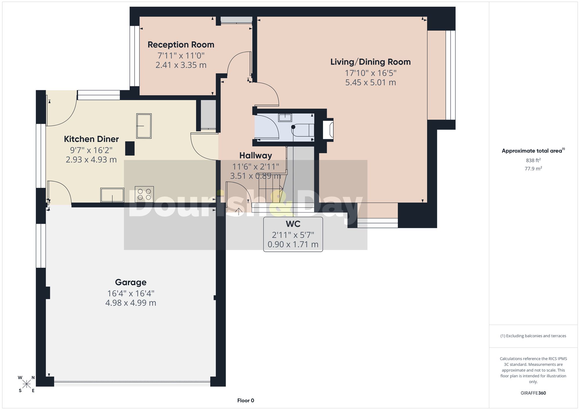 3 bed detached house for sale in Cherrybrook Drive, Penkridge, ST19 - Property floorplan