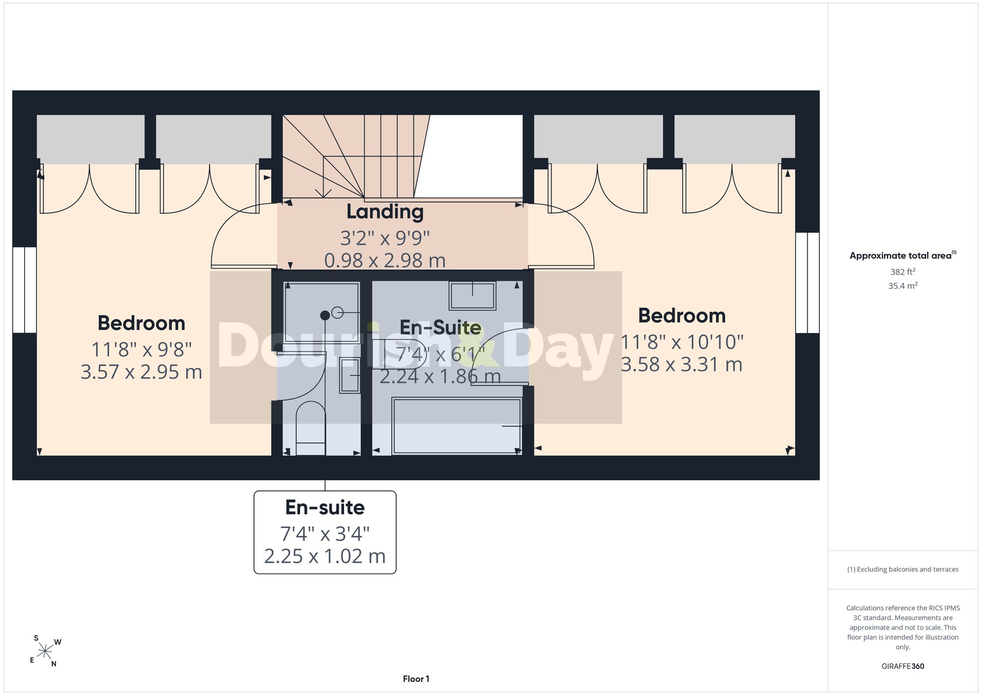 2 bed terraced house for sale in Wilson Meadow, Calverhall, SY13 - Property floorplan