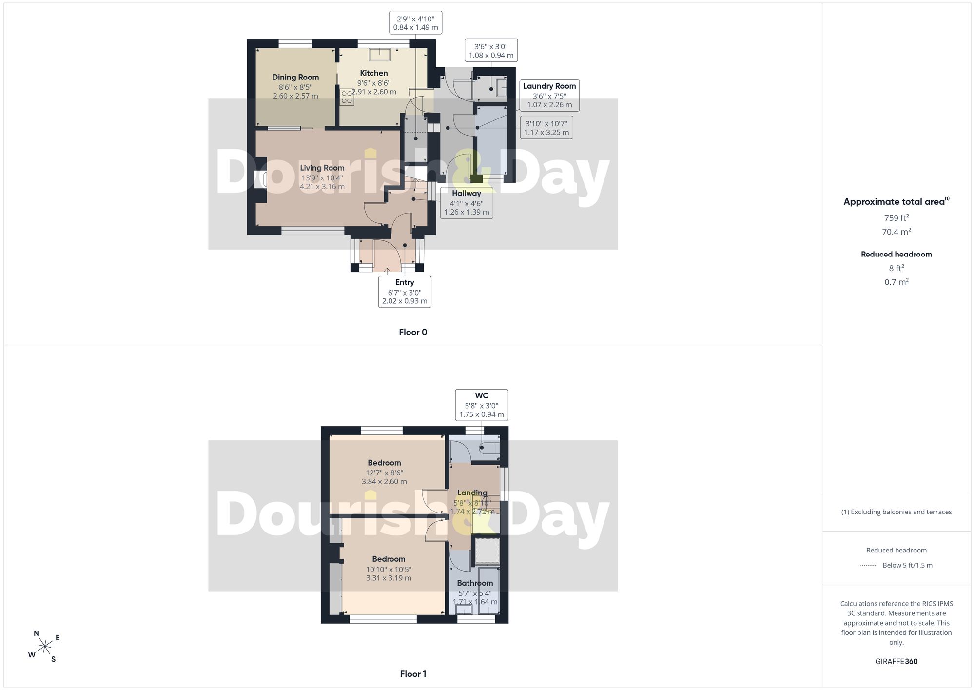 2 bed semi-detached house for sale in Southwell Estate, Eccleshall, ST21 - Property floorplan