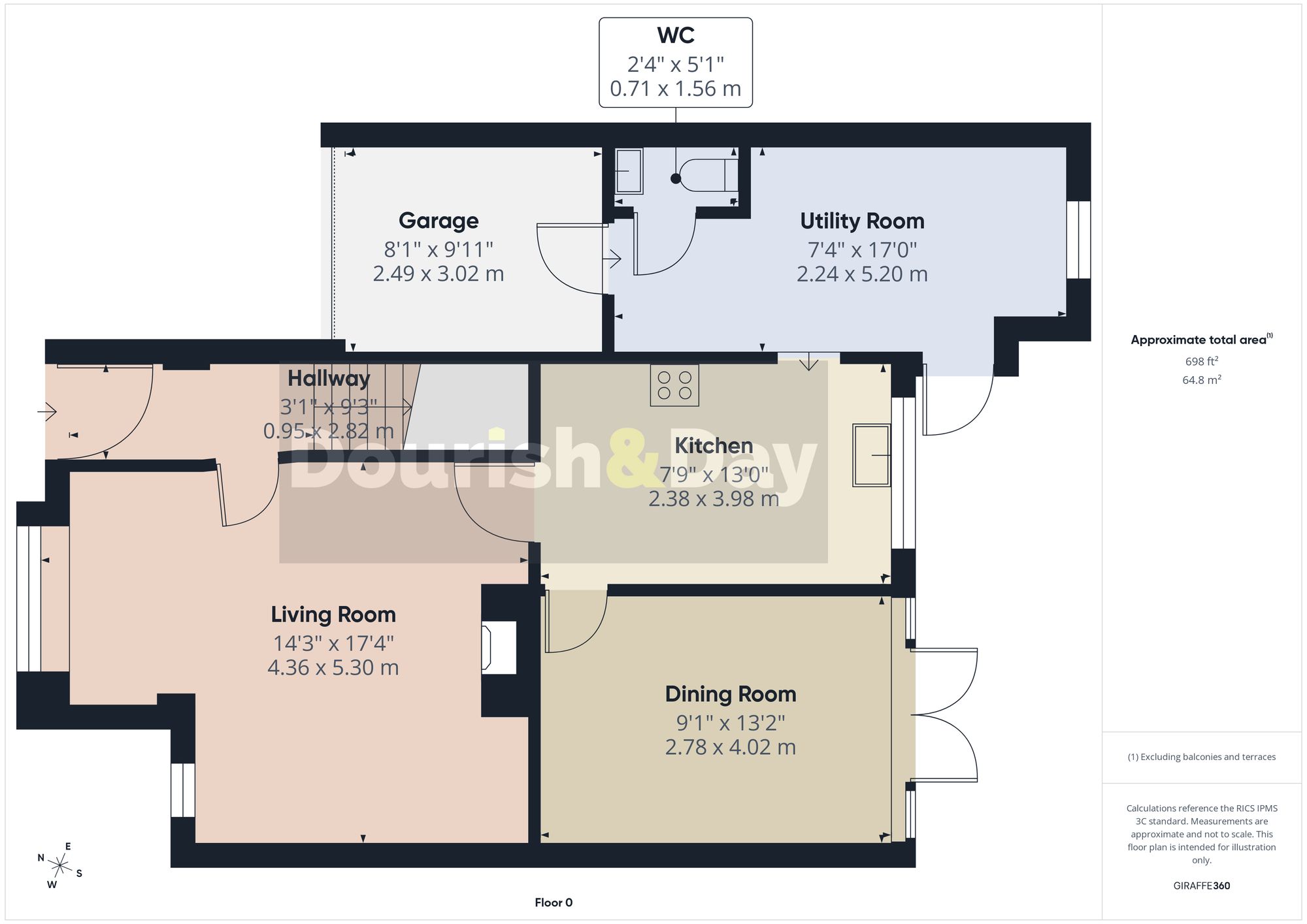 3 bed detached house for sale in Highfield Road, Hixon, ST18 - Property floorplan