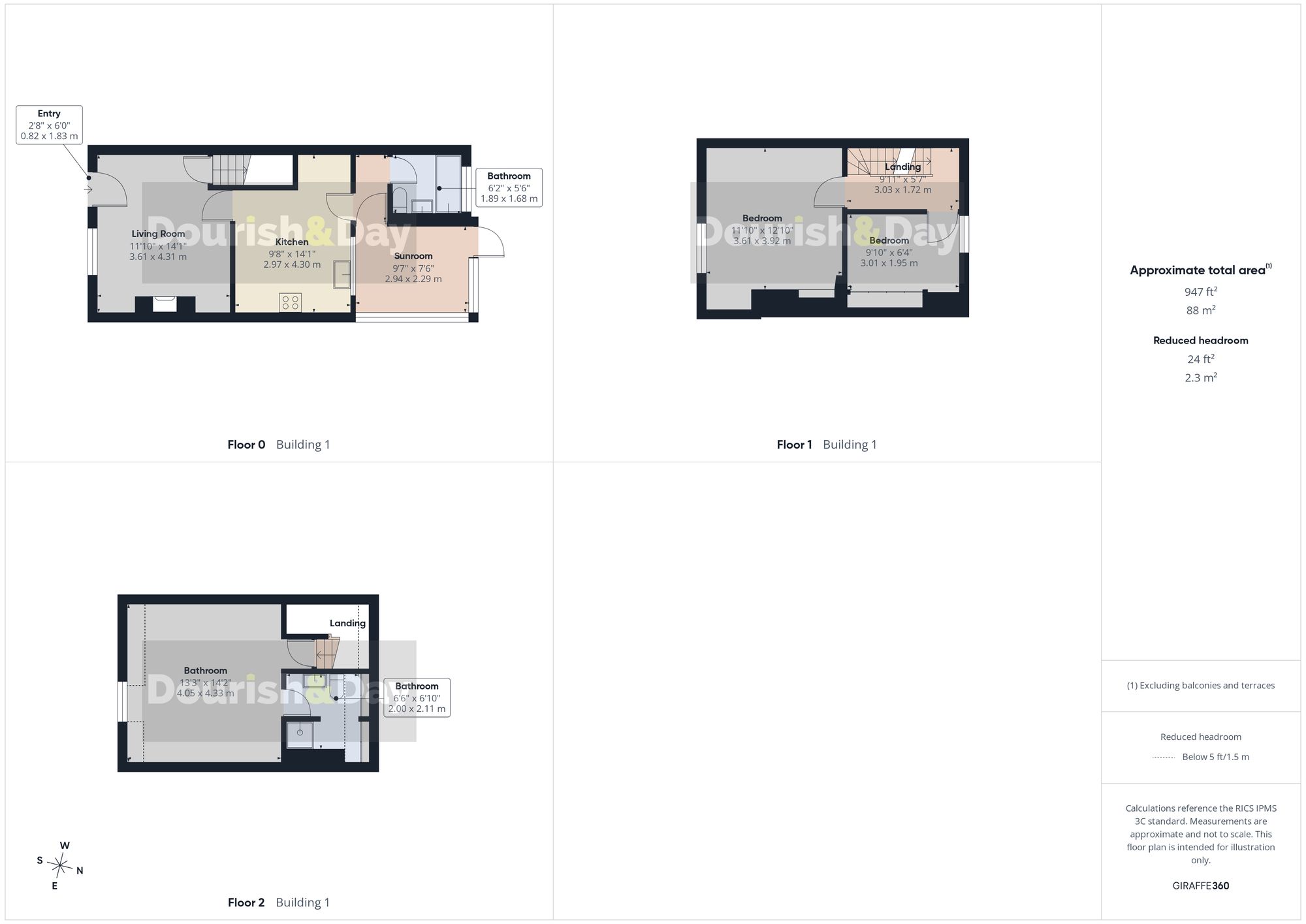 3 bed terraced house to rent in Crooked Bridge Road, Stafford, ST16 - Property floorplan