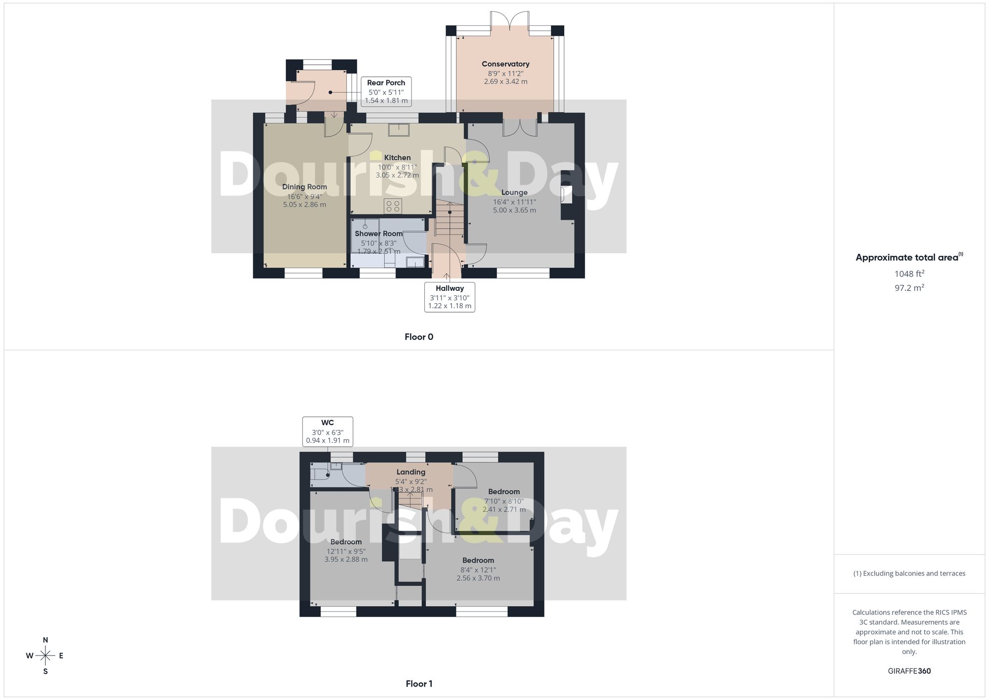 3 bed semi-detached house for sale in Barton Road, Barton, SY14 - Property floorplan