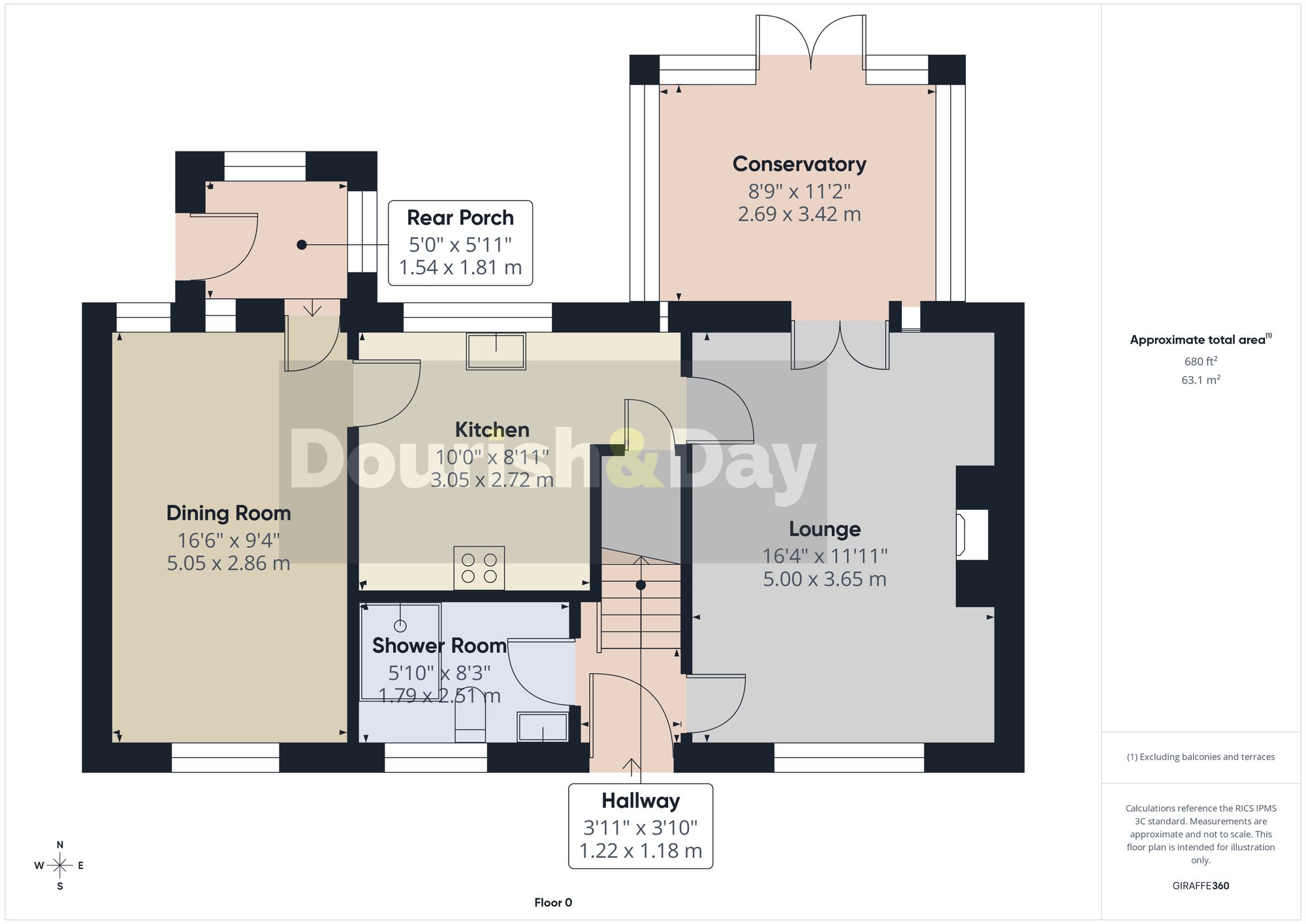3 bed semi-detached house for sale in Barton Road, Barton, SY14 - Property floorplan