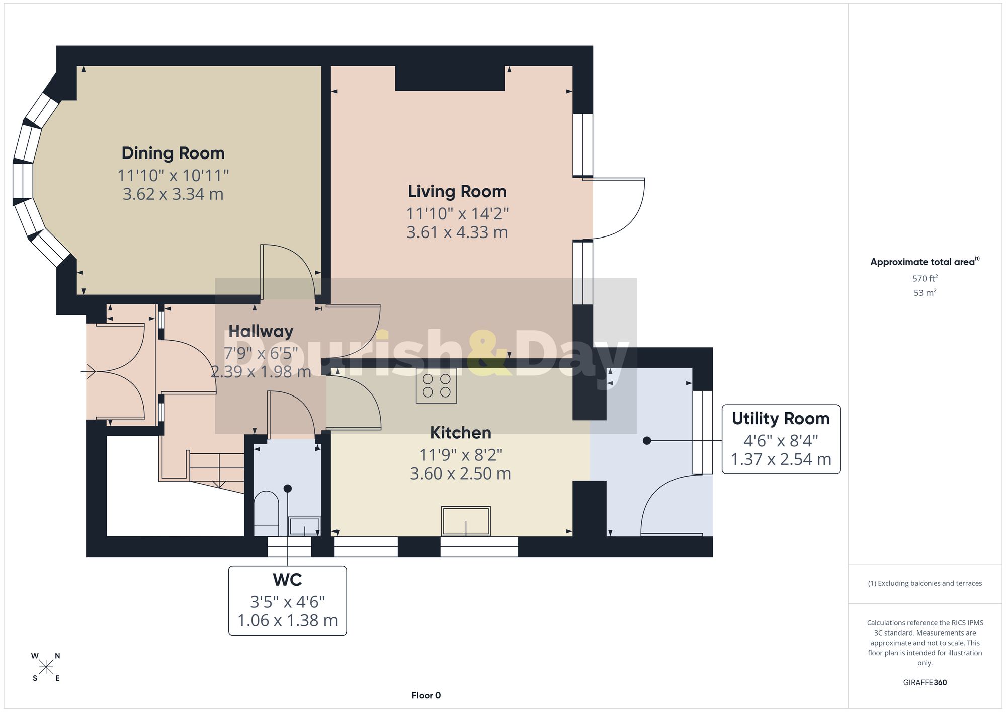 3 bed semi-detached house for sale in Eccleshall Road, Stafford, ST16 - Property floorplan