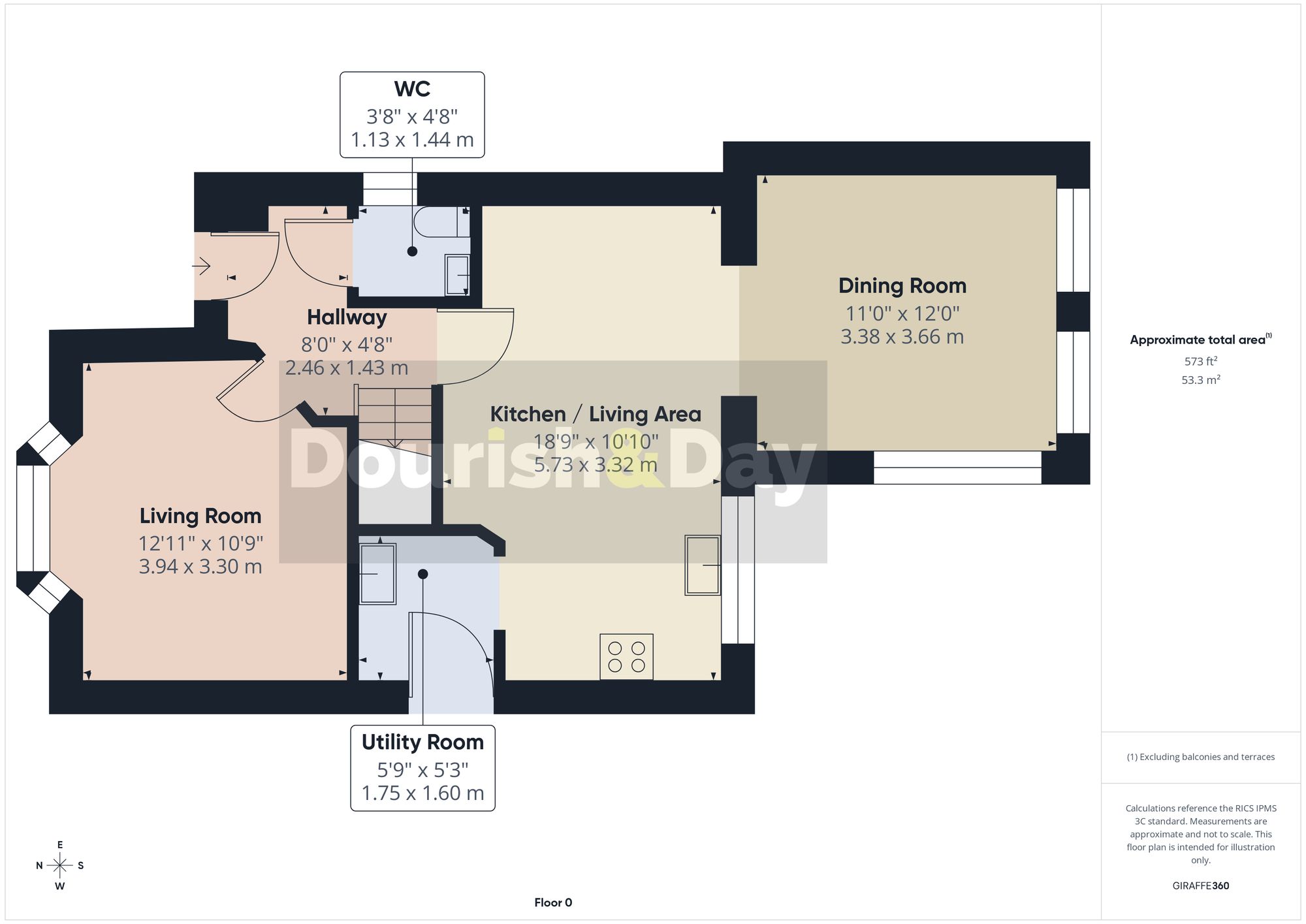 3 bed detached house for sale in Smithfield Road, Market Drayton, TF9 - Property floorplan