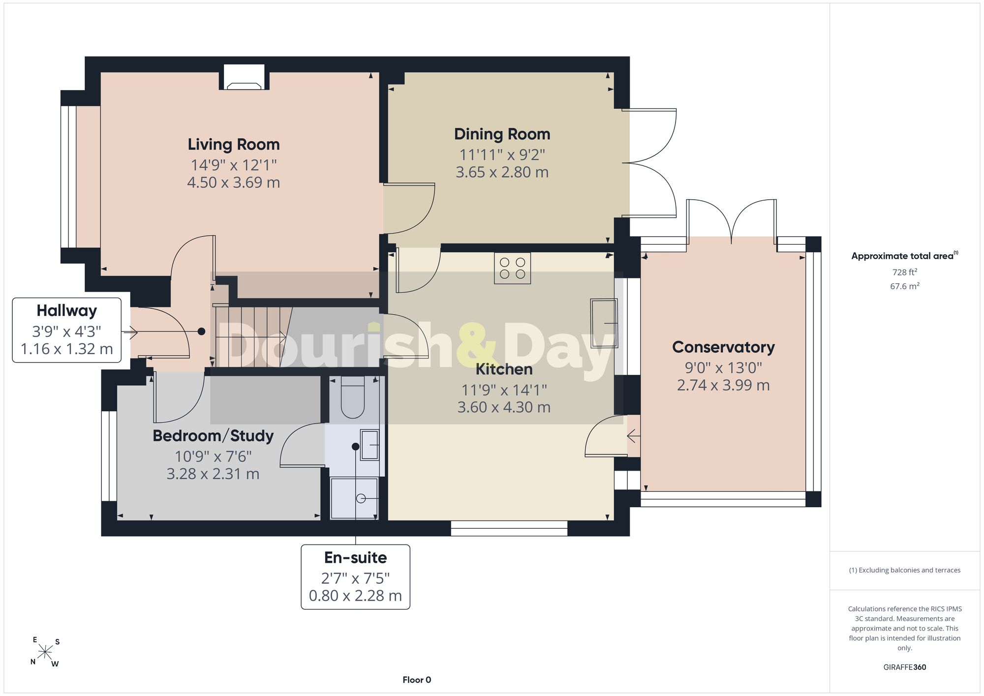 4 bed detached house for sale in Lancing Avenue, The Meadows, Stafford, ST17 - Property floorplan