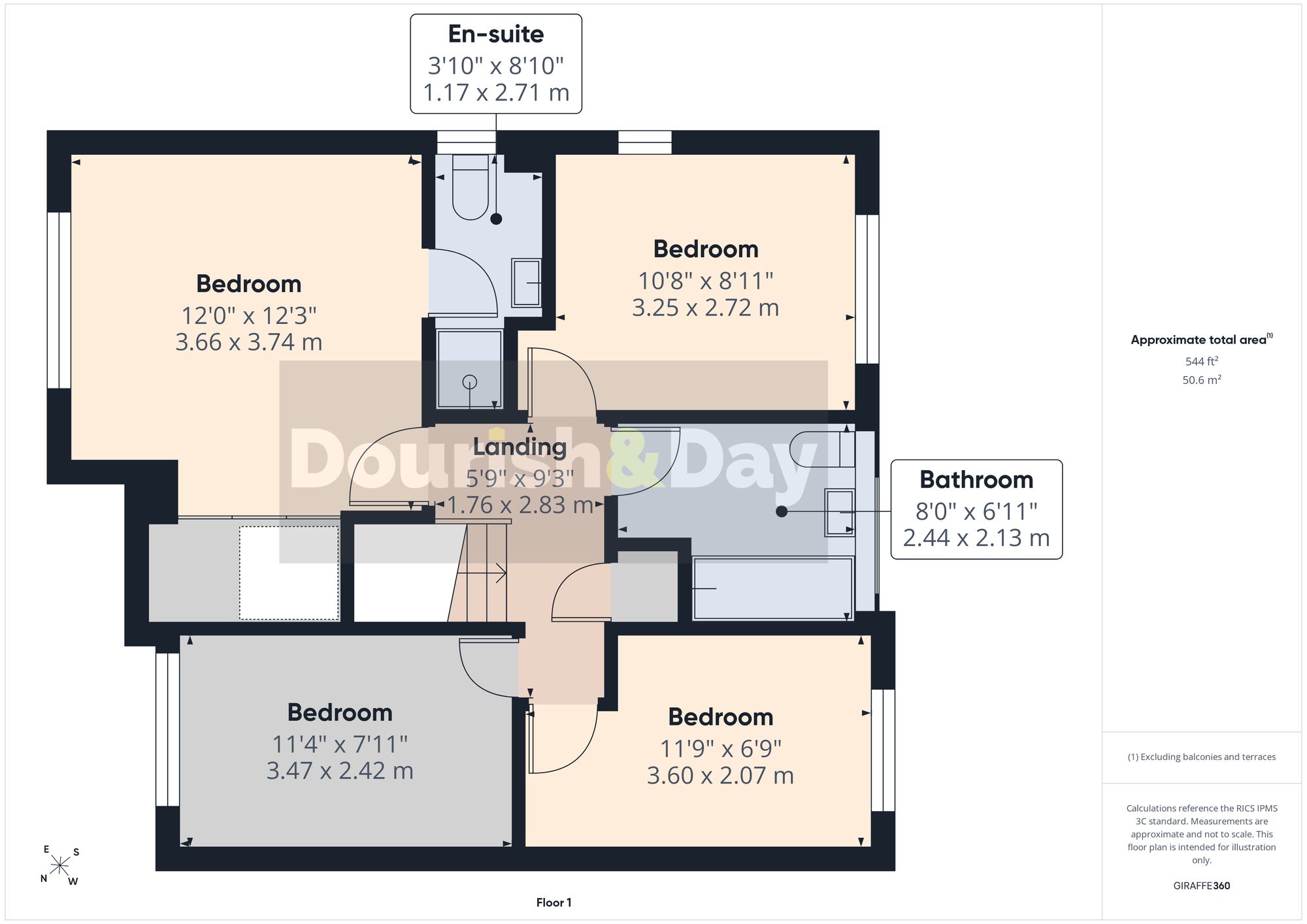 4 bed detached house for sale in Lancing Avenue, The Meadows, Stafford, ST17 - Property floorplan