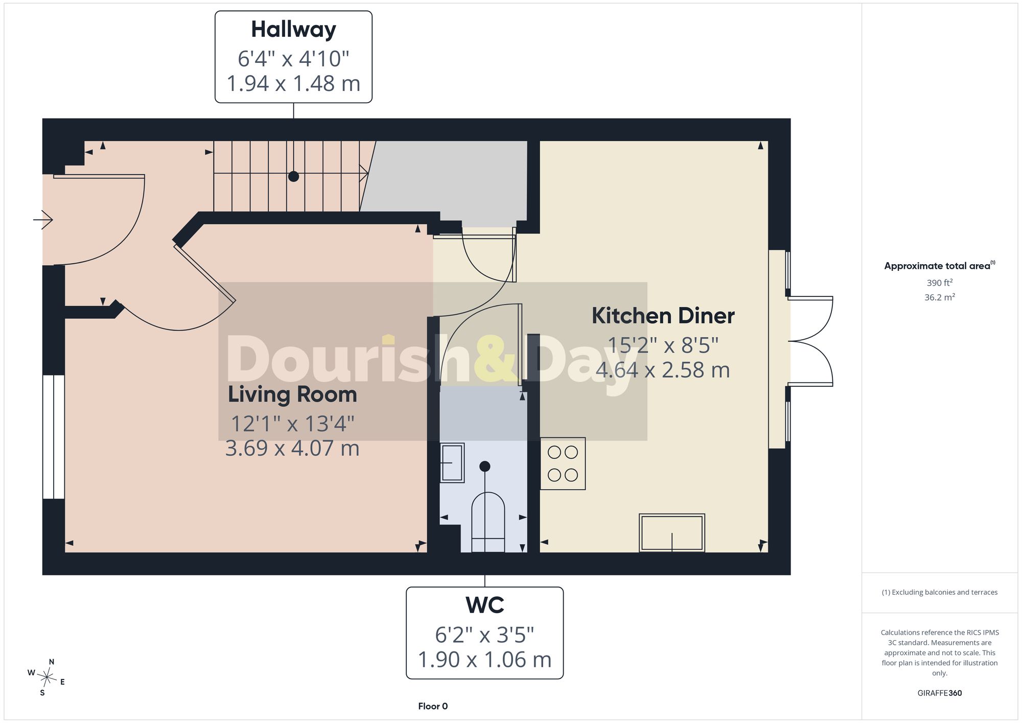 3 bed semi-detached house for sale in Till View, Stafford, ST16 - Property floorplan
