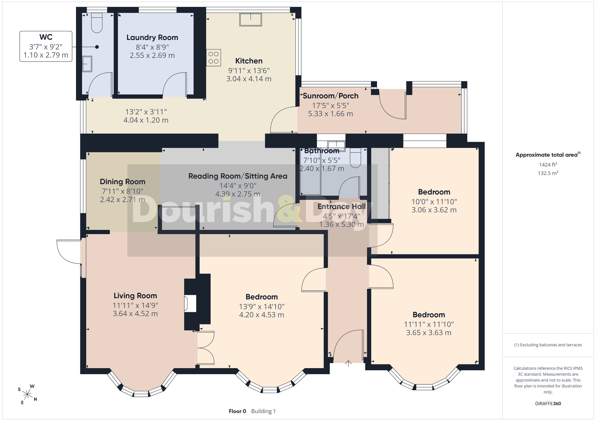 3 bed detached bungalow for sale in Stanley Green, Whixall, SY13 - Property floorplan