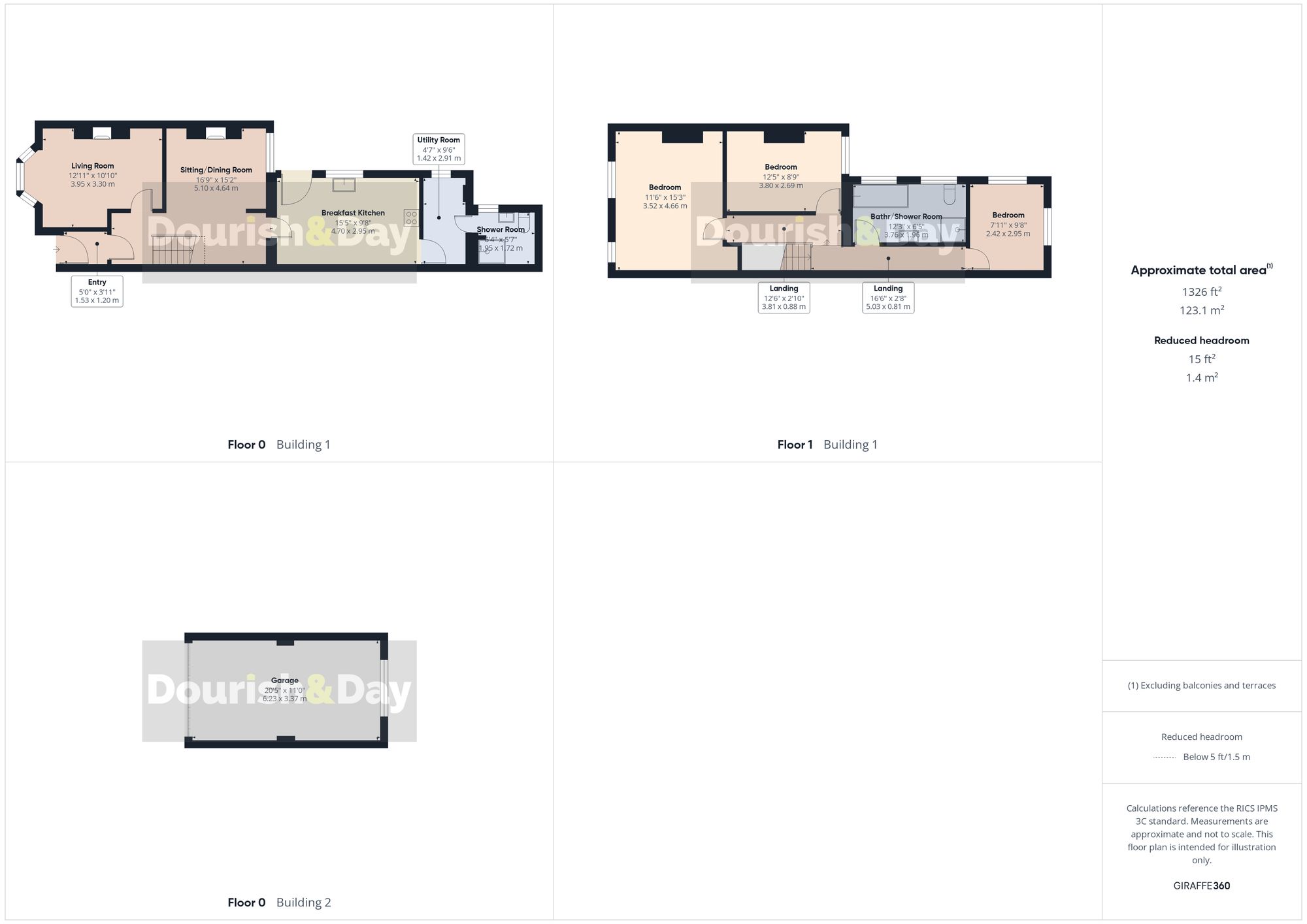 3 bed mid-terraced house for sale in Station Road, Whitchurch, SY13 - Property floorplan