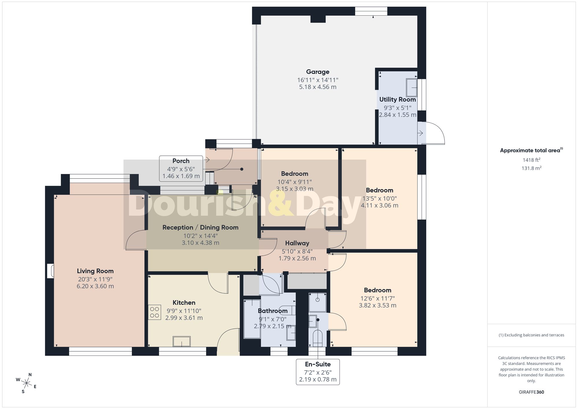 3 bed bungalow for sale in Orchard Close, Ashley, TF9 - Property floorplan