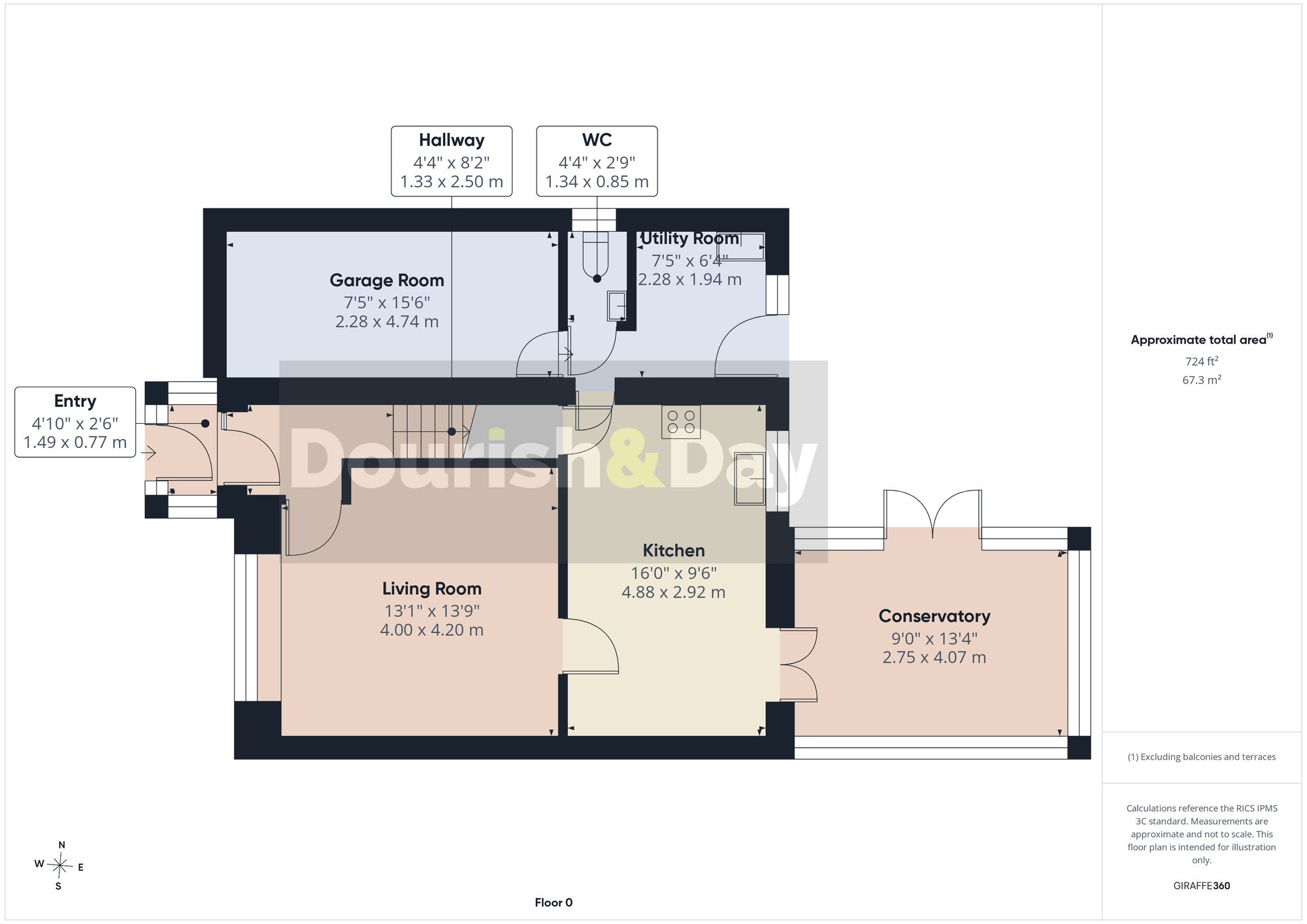 4 bed detached house for sale in Larchmere Drive, Essington, WV11 - Property floorplan
