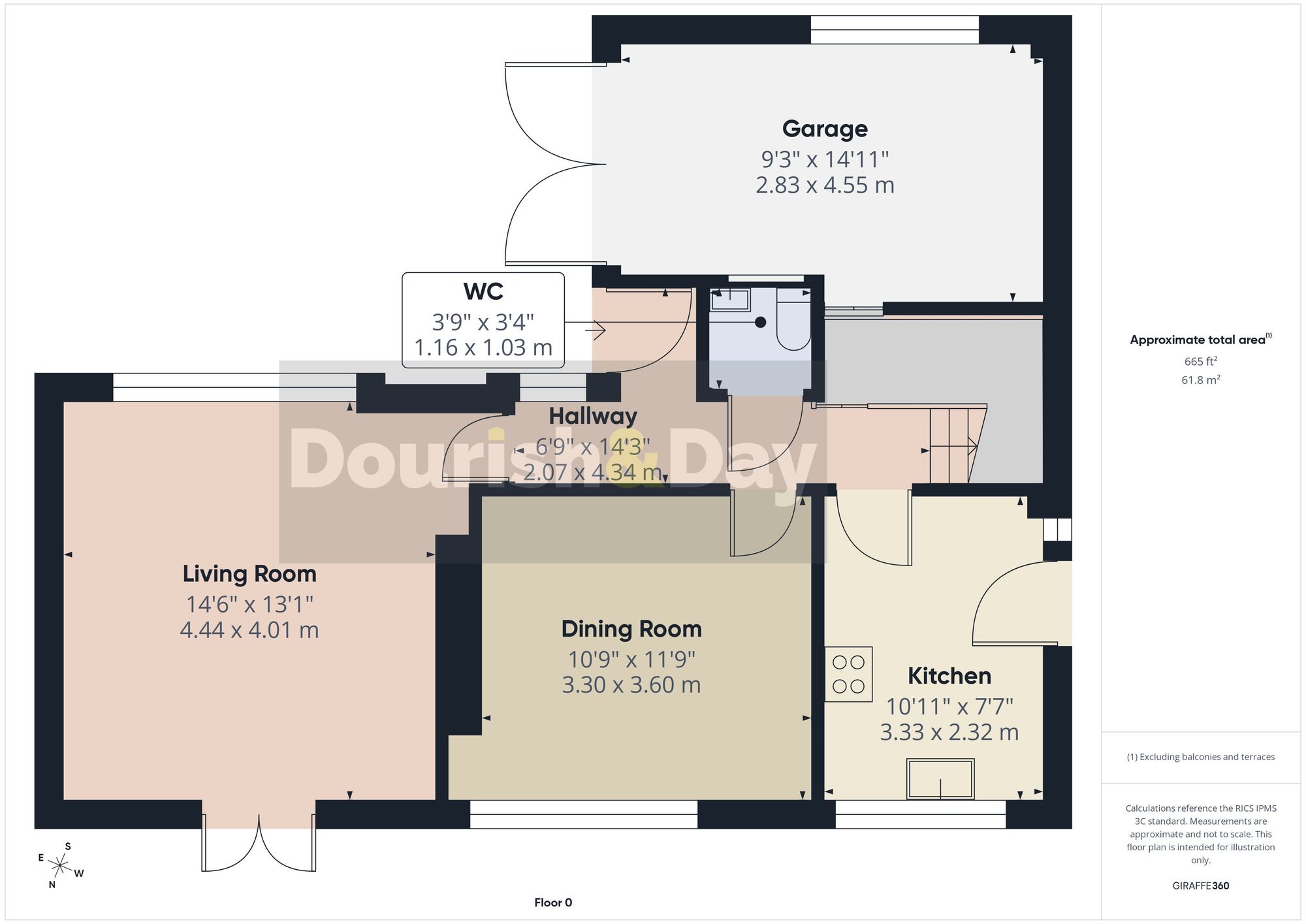 3 bed detached house for sale in Castle Bank, Stafford, ST16 - Property floorplan