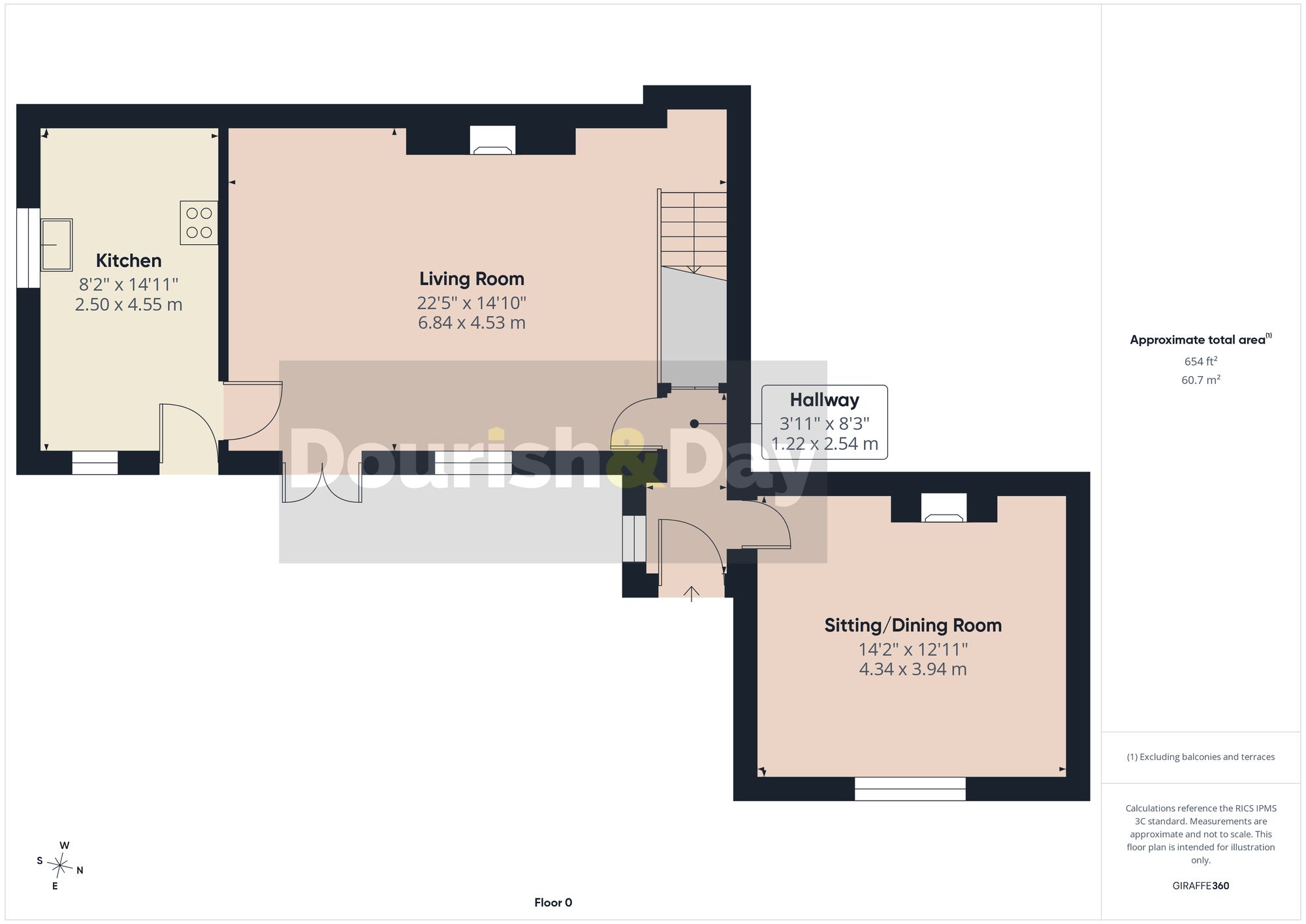 3 bed semi-detached house for sale in Tilstock, Whitchurch, SY13 - Property floorplan