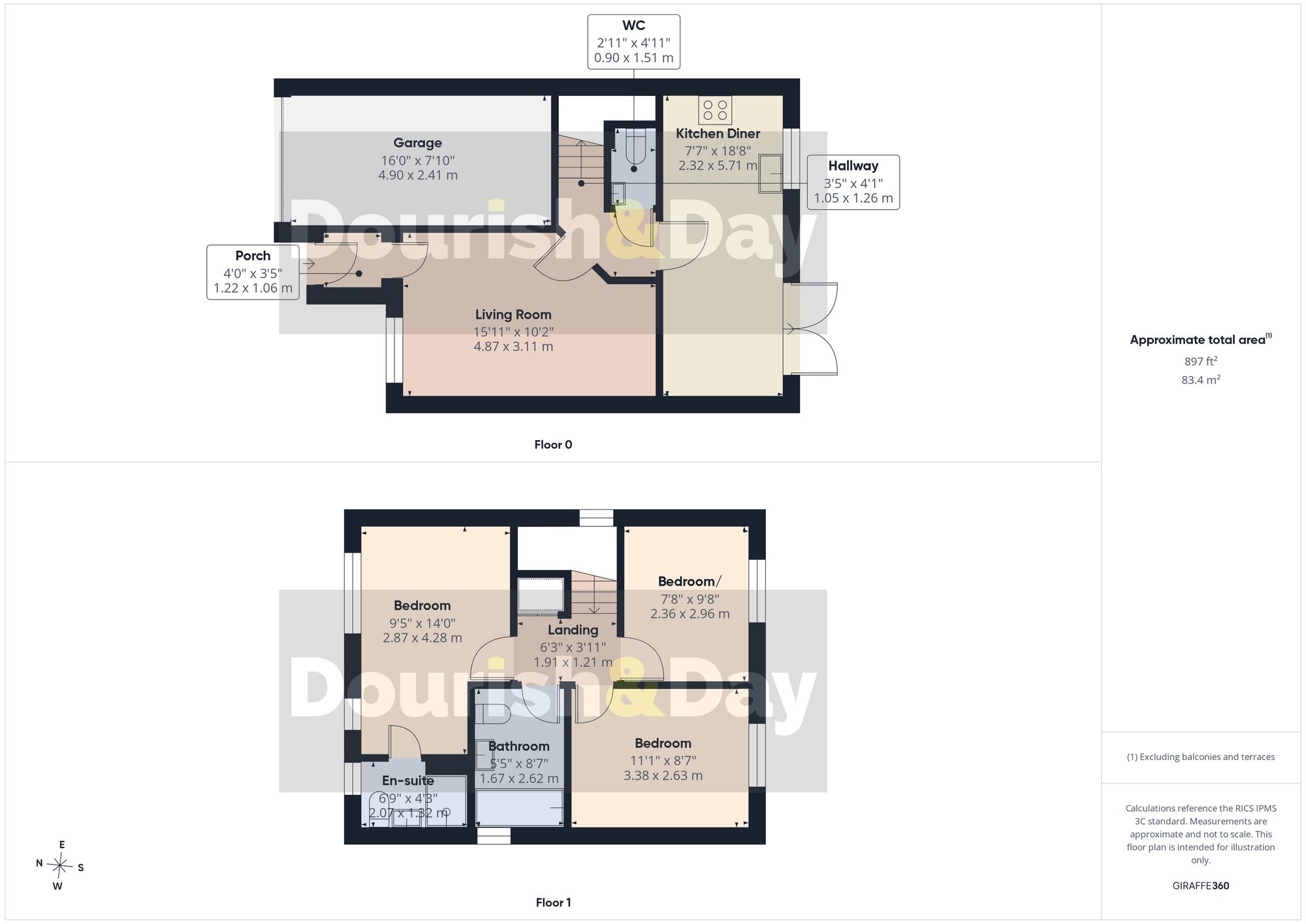 3 bed detached house for sale in Shakespeare Drive, Penkridge, ST19 - Property floorplan