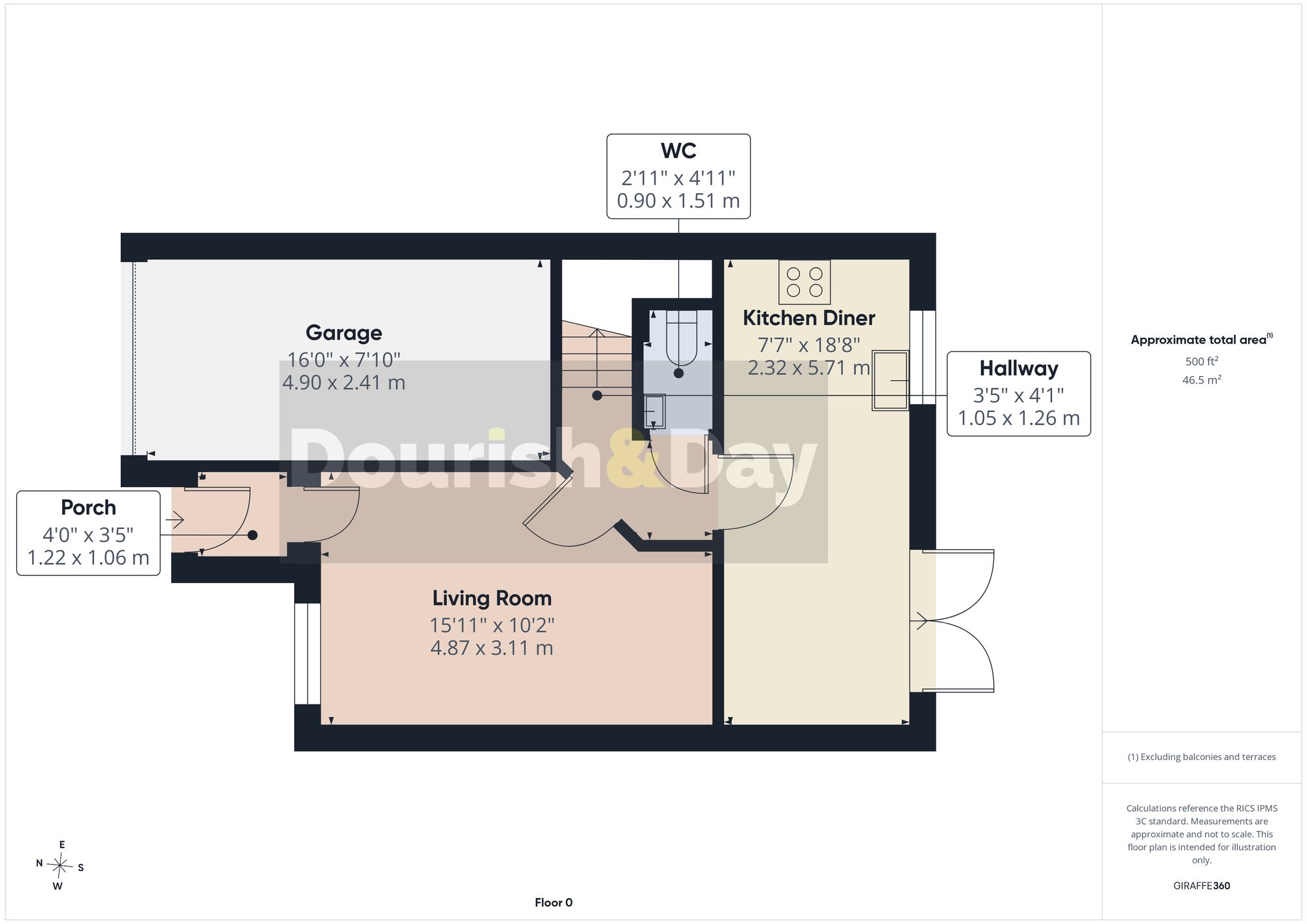 3 bed detached house for sale in Shakespeare Drive, Penkridge, ST19 - Property floorplan