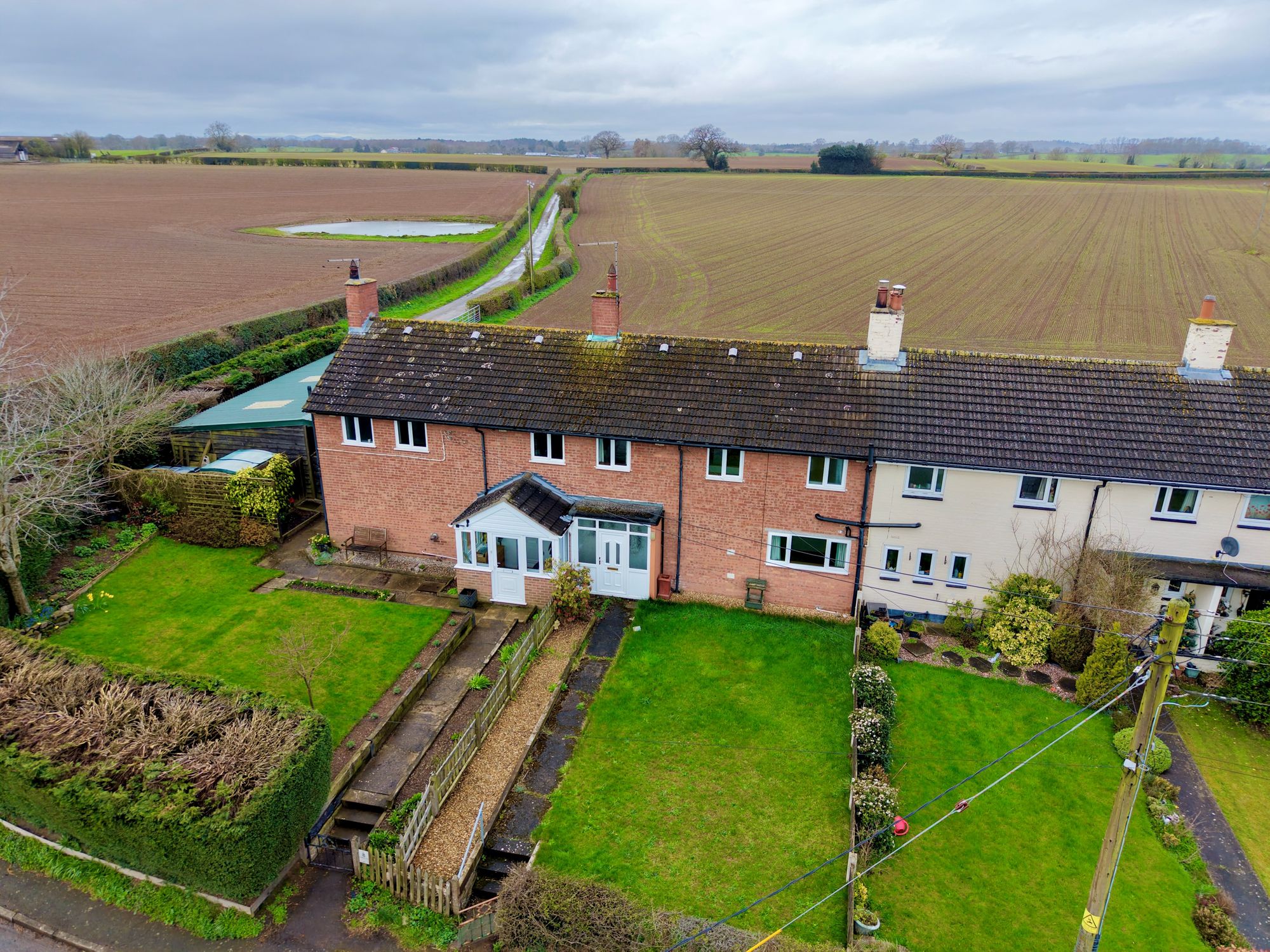 3 bed terraced house for sale in Cambrian View, Bettisfield, SY13 - Property Image 1