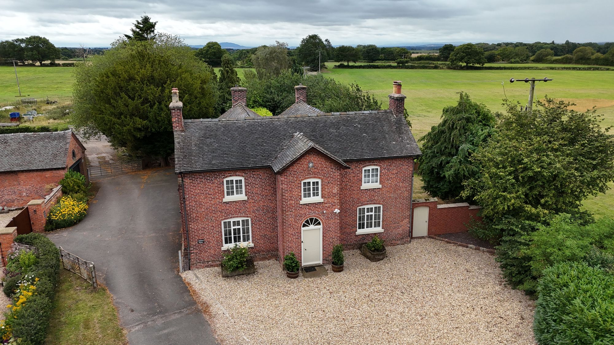 5 bed farm house for sale in Woodseaves, Market Drayton, TF9
