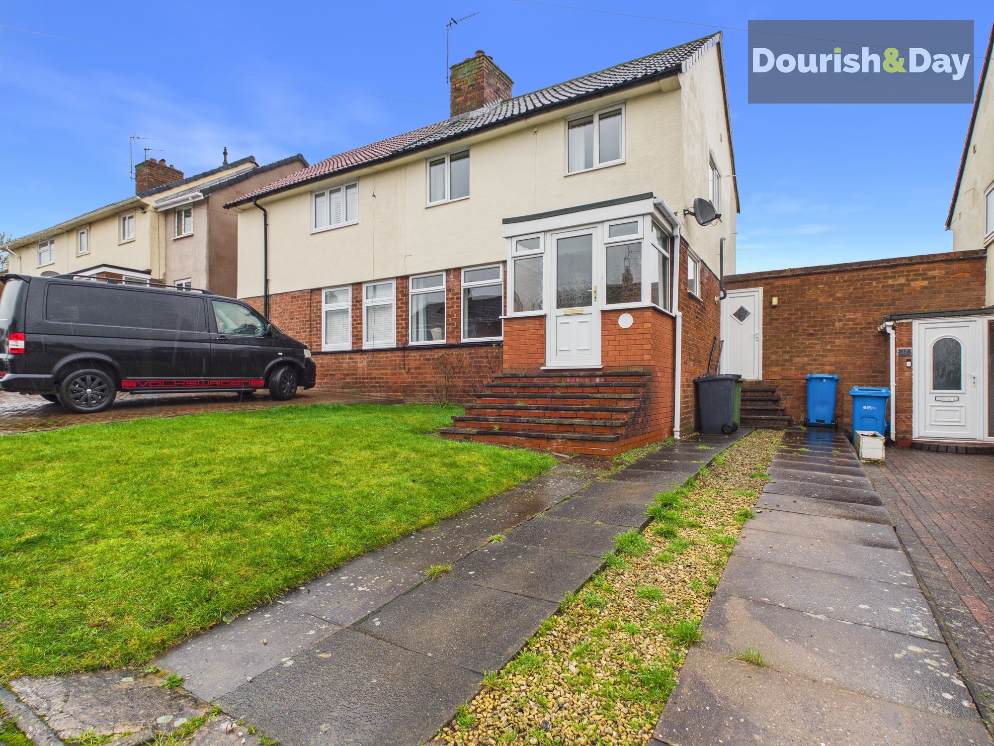 2 bed semi-detached house for sale in Oak Road, Brewood, ST19